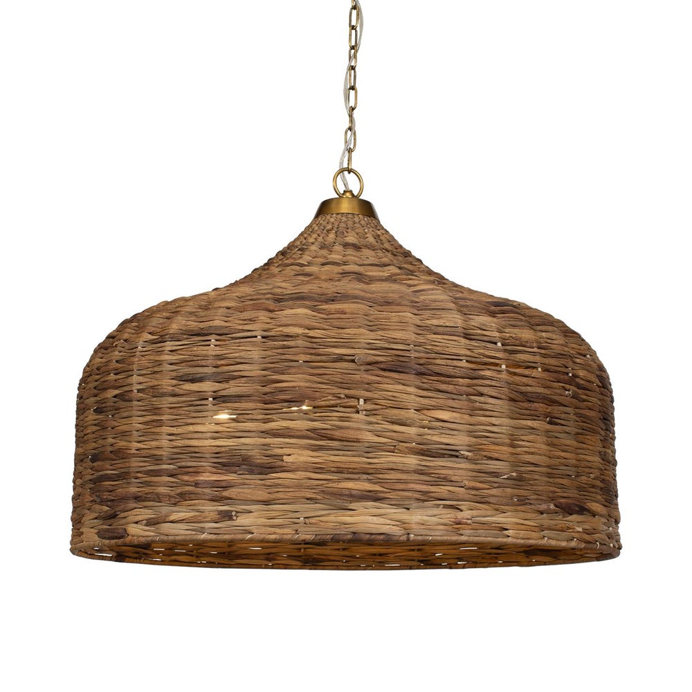Uttermost Tauranga Rich Natural Woven Pendant 5 light - Image 2