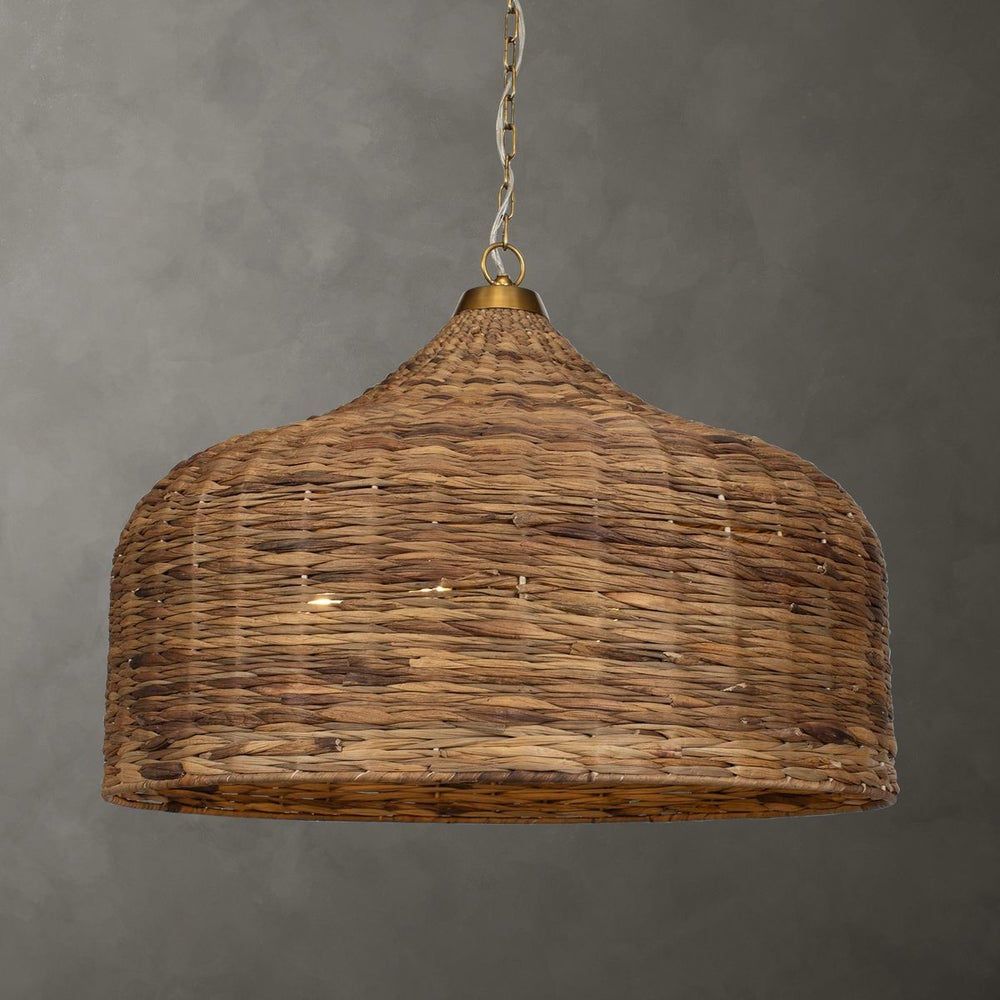 Uttermost Tauranga Rich Natural Woven Pendant 5 light