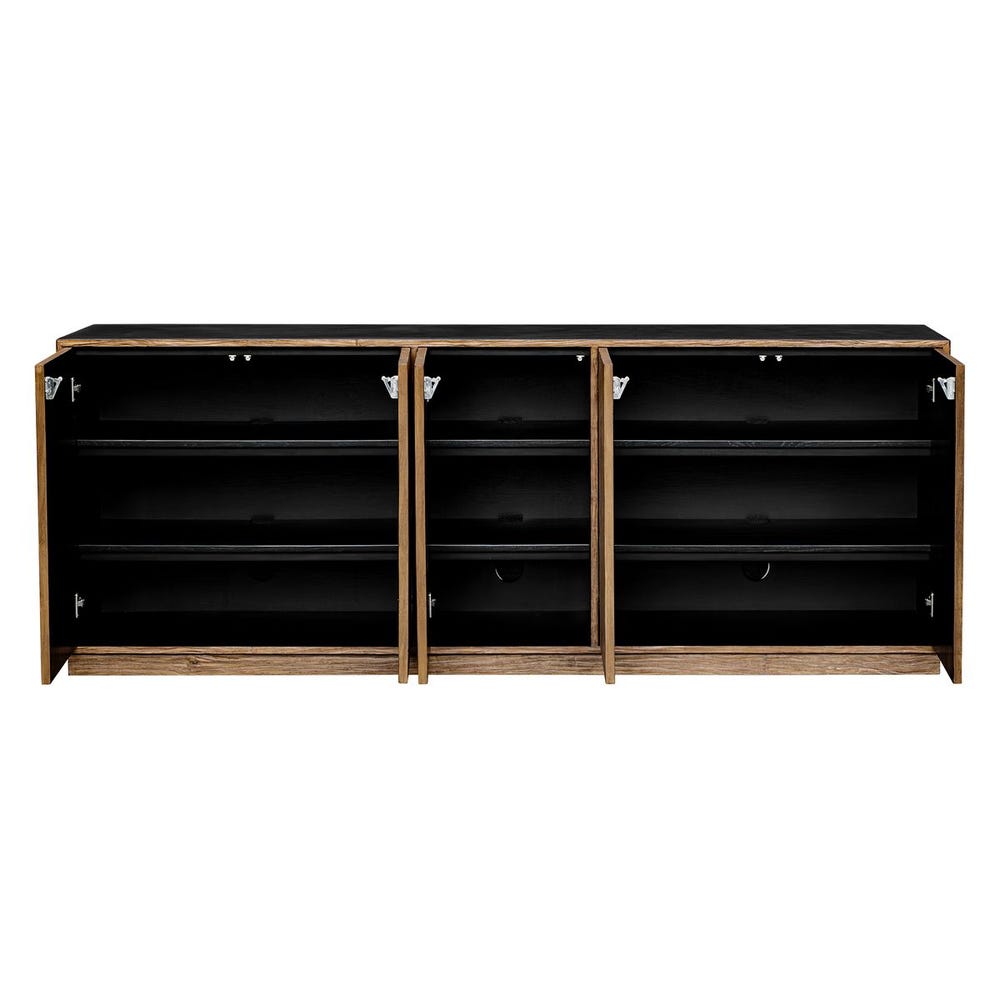 Uttermost Kelvin Mahogany 5 Door Cabinet - Image 3