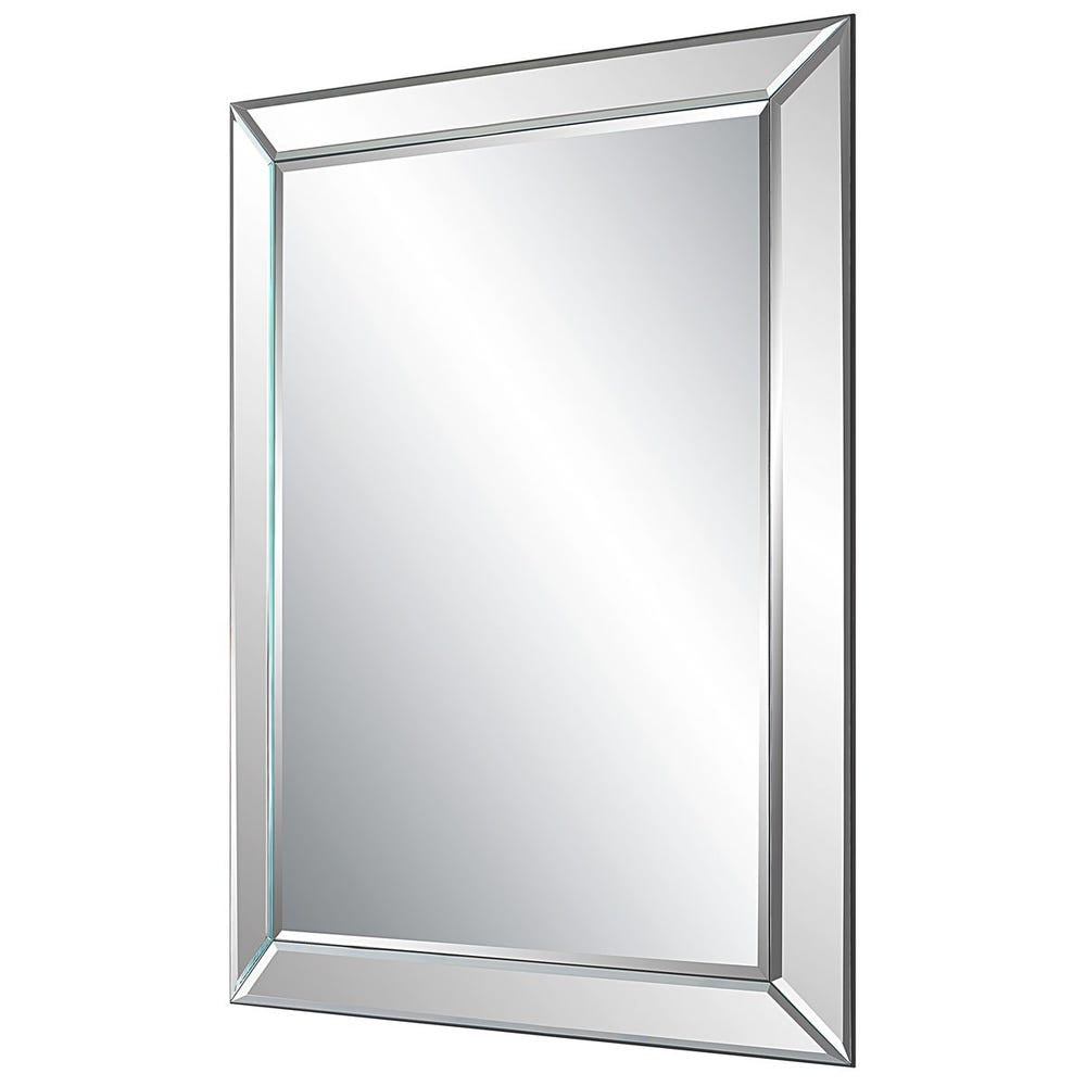 Casa Bella Living Elegant Frameless Beveled Mirror - Image 2
