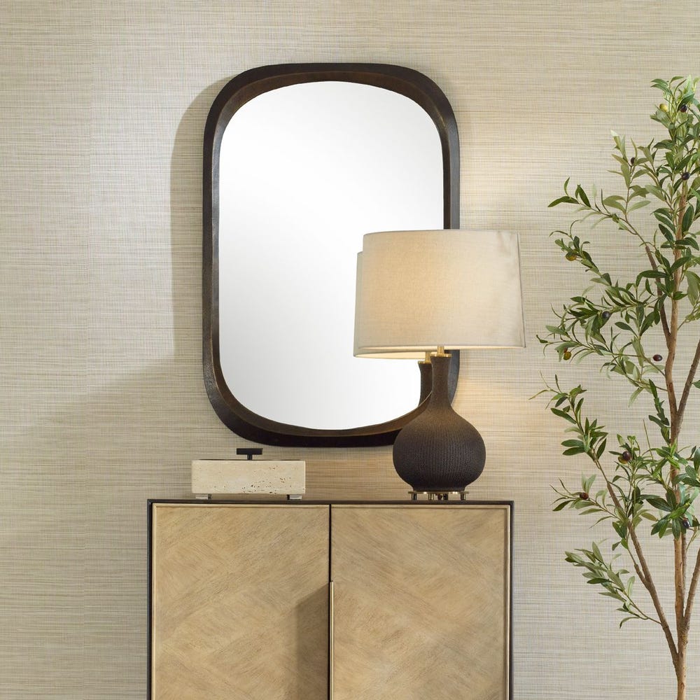 Uttermost Malone Dark Bronze Mirror - Image 1