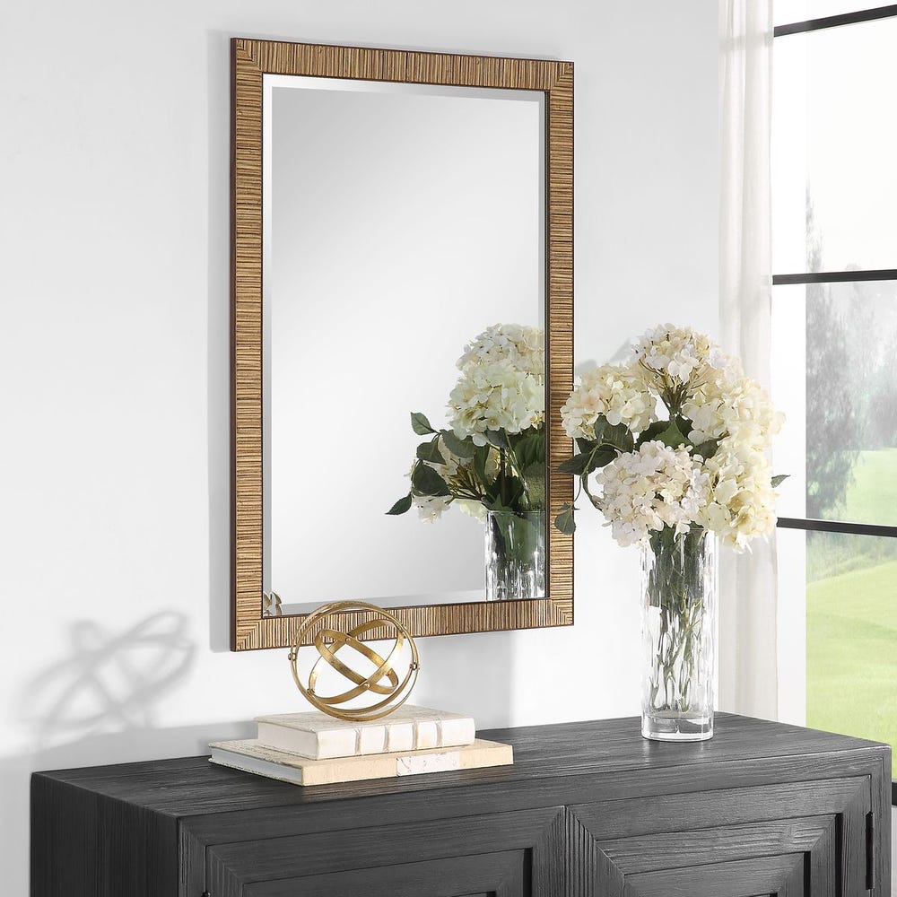 Casa Bella Living Coastal Natural Rattan Framed Mirror - Image 2
