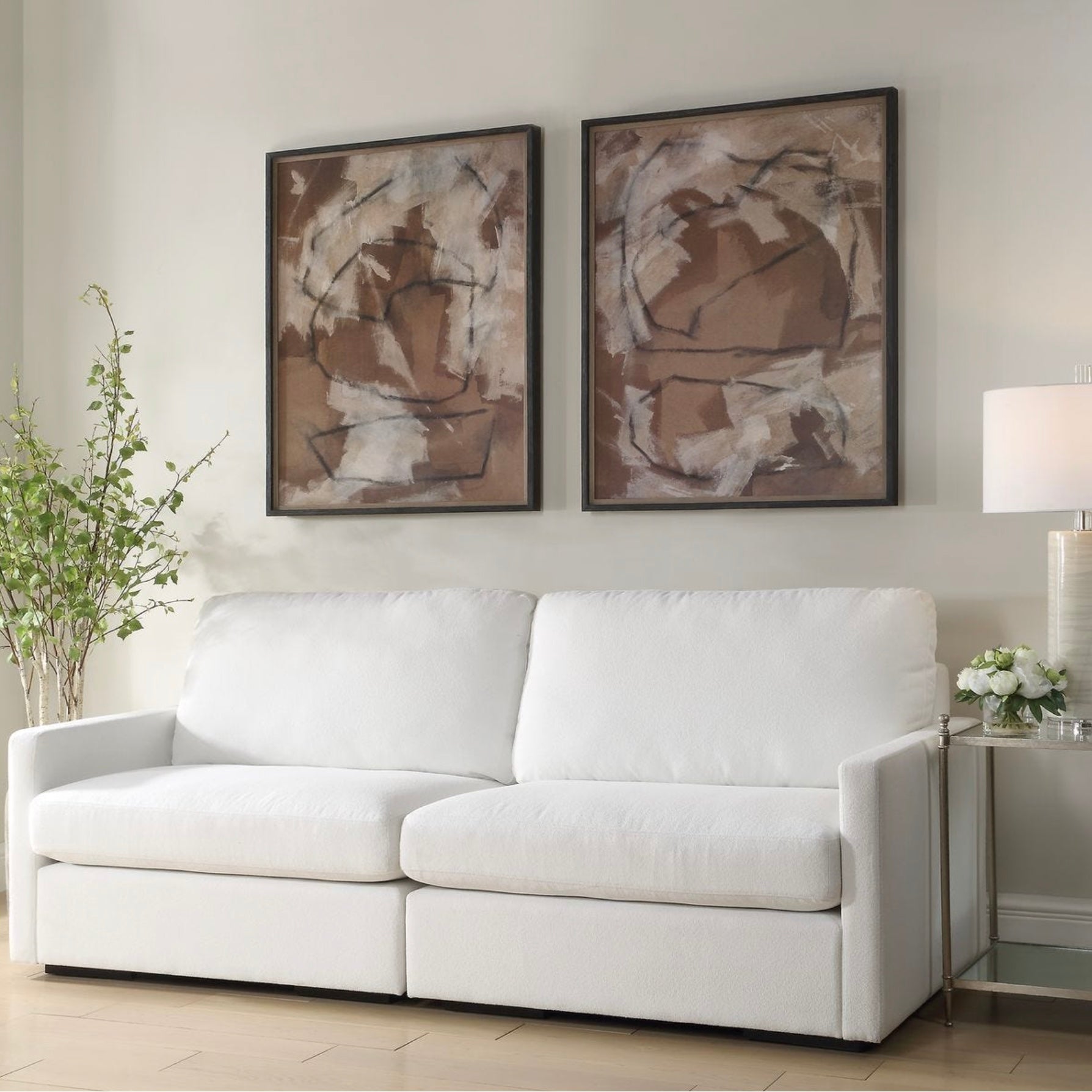 Uttermost Rush & Dash Framed Prints ~ Set Of 2