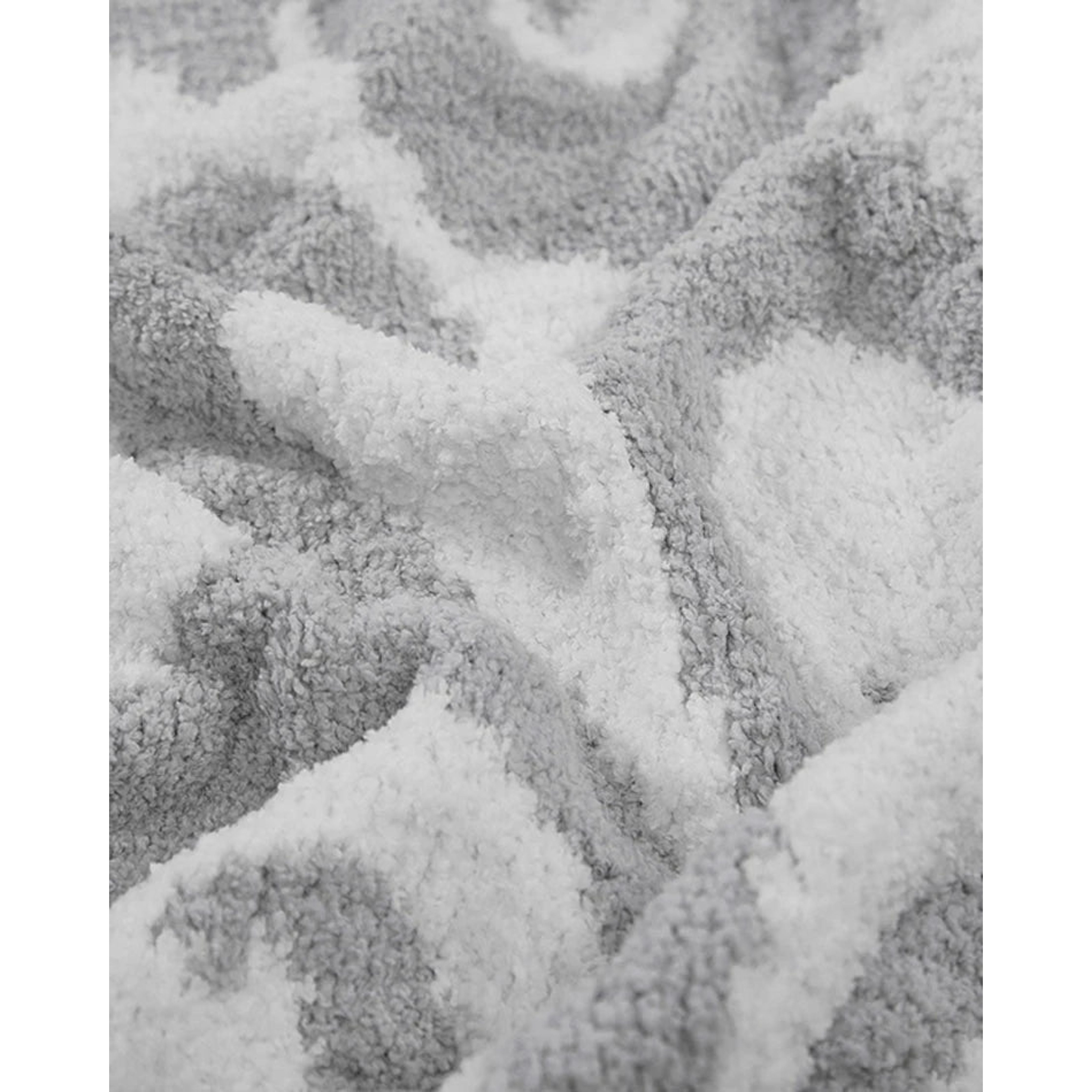Sunday Citizen Casablanca Cloud Gray and Off White Throw - Image 2