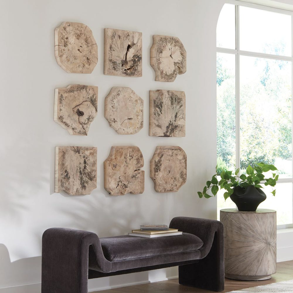 Uttermost Light Bleached Bahati Wood Wall Decor
