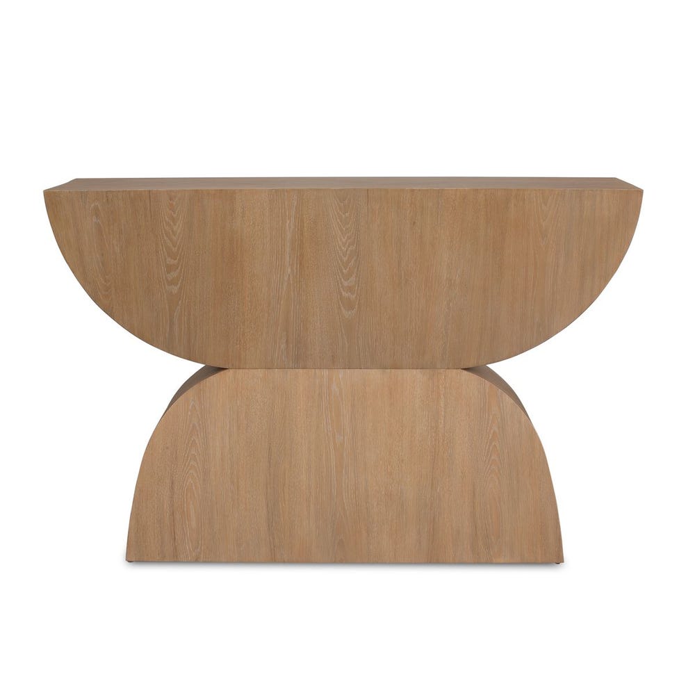 Uttermost Ciano Light Natural Finish Console Table - Image 1