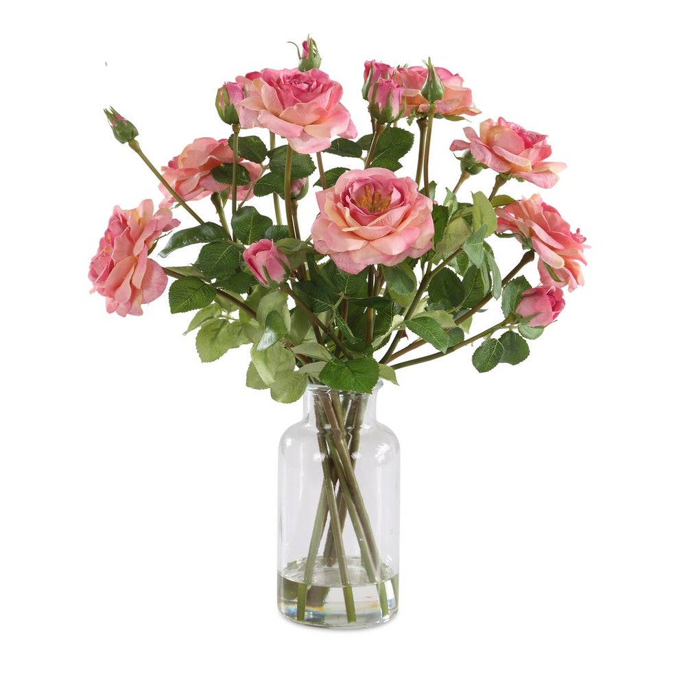 Uttermost Adoration A Symbol Of Love Rose Bouquet In Glass Jar - Image 2