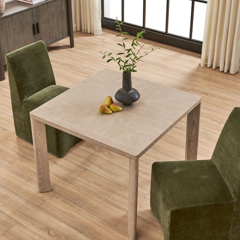 Uttermost Noval Parquet White Oak Game Table - Image 3