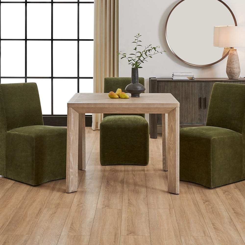 Uttermost Noval Parquet White Oak Game Table - Image 2