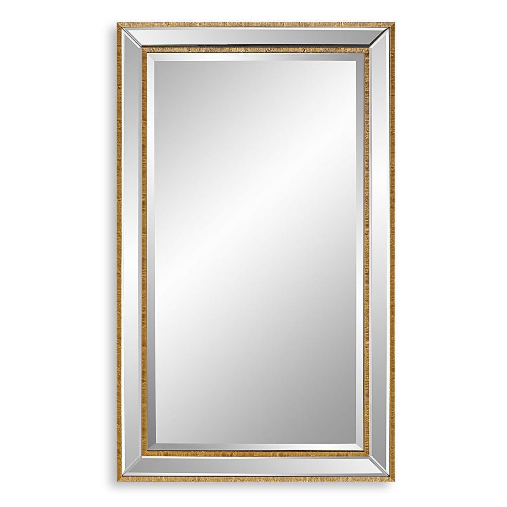 Casa Bella Living Beveled Mirror With Gold Beading - Image 3