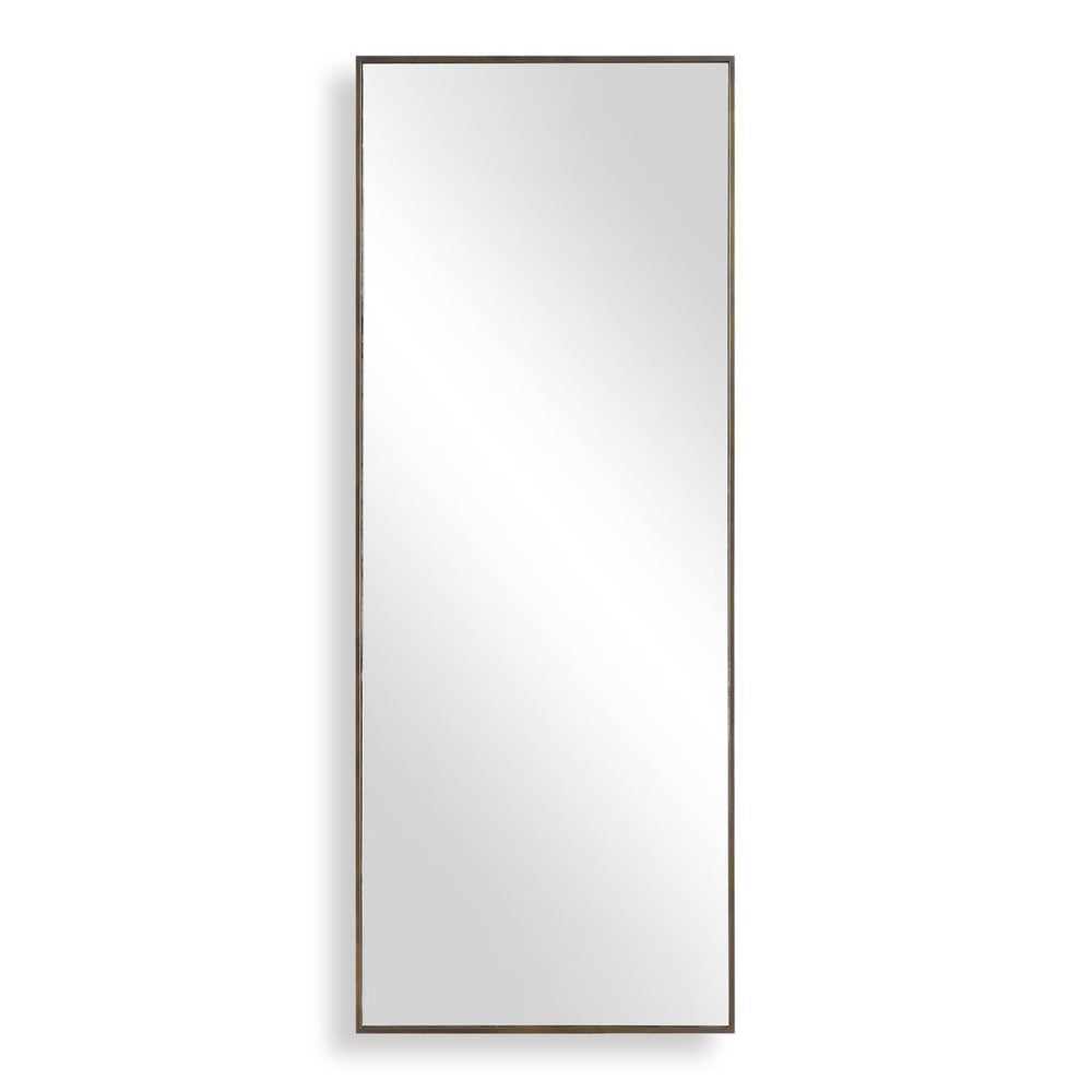 Uttermost Patterson Antique Bronze Dressing Mirror With Iron Frame - Image 3