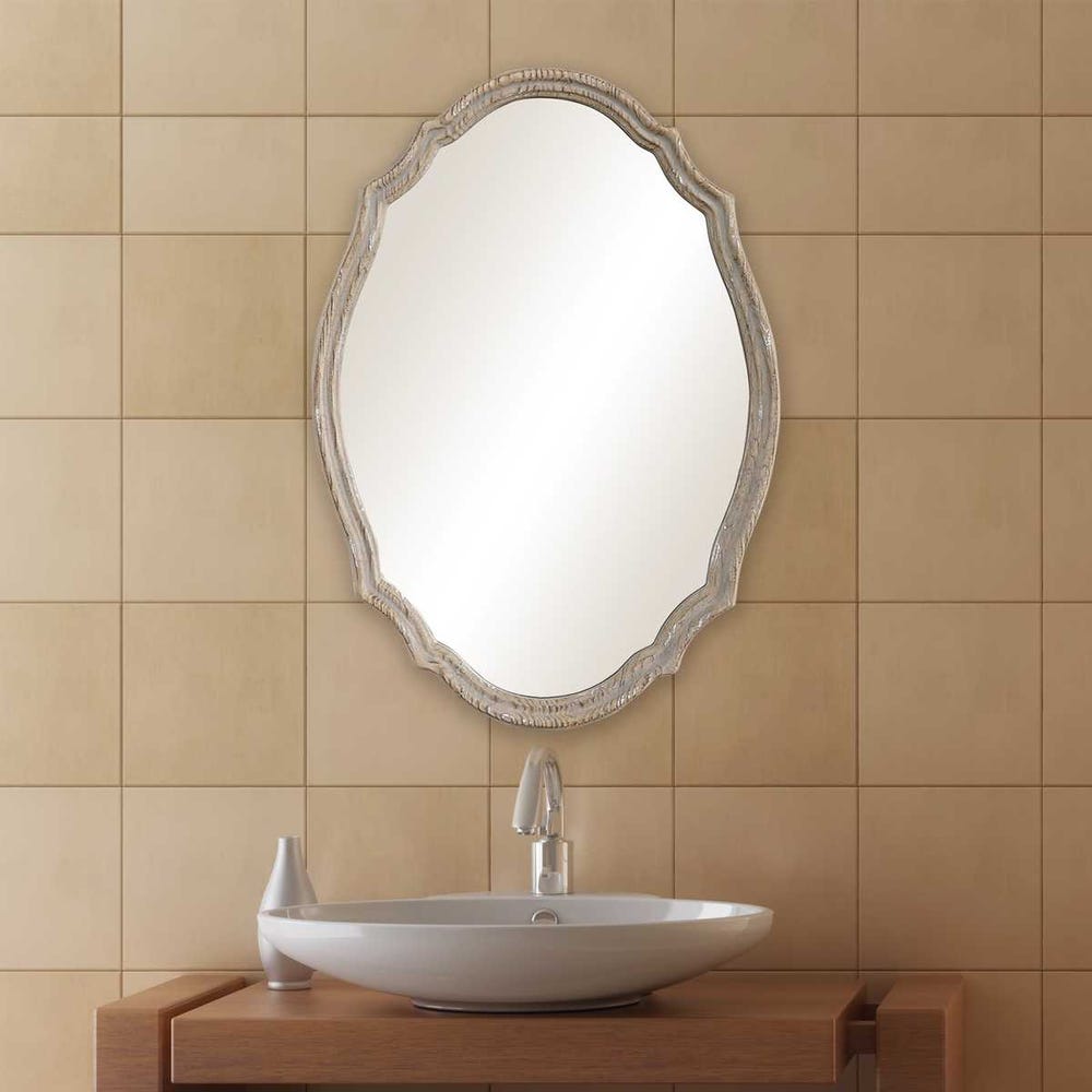 Casa Bella Living Metallic Gold With Light Antiquing Mirror - Image 3