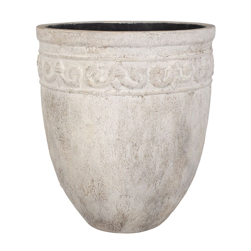 Uttermost Timeless Terrace Carved Planter Indoor and Outdoor Use - Image 2