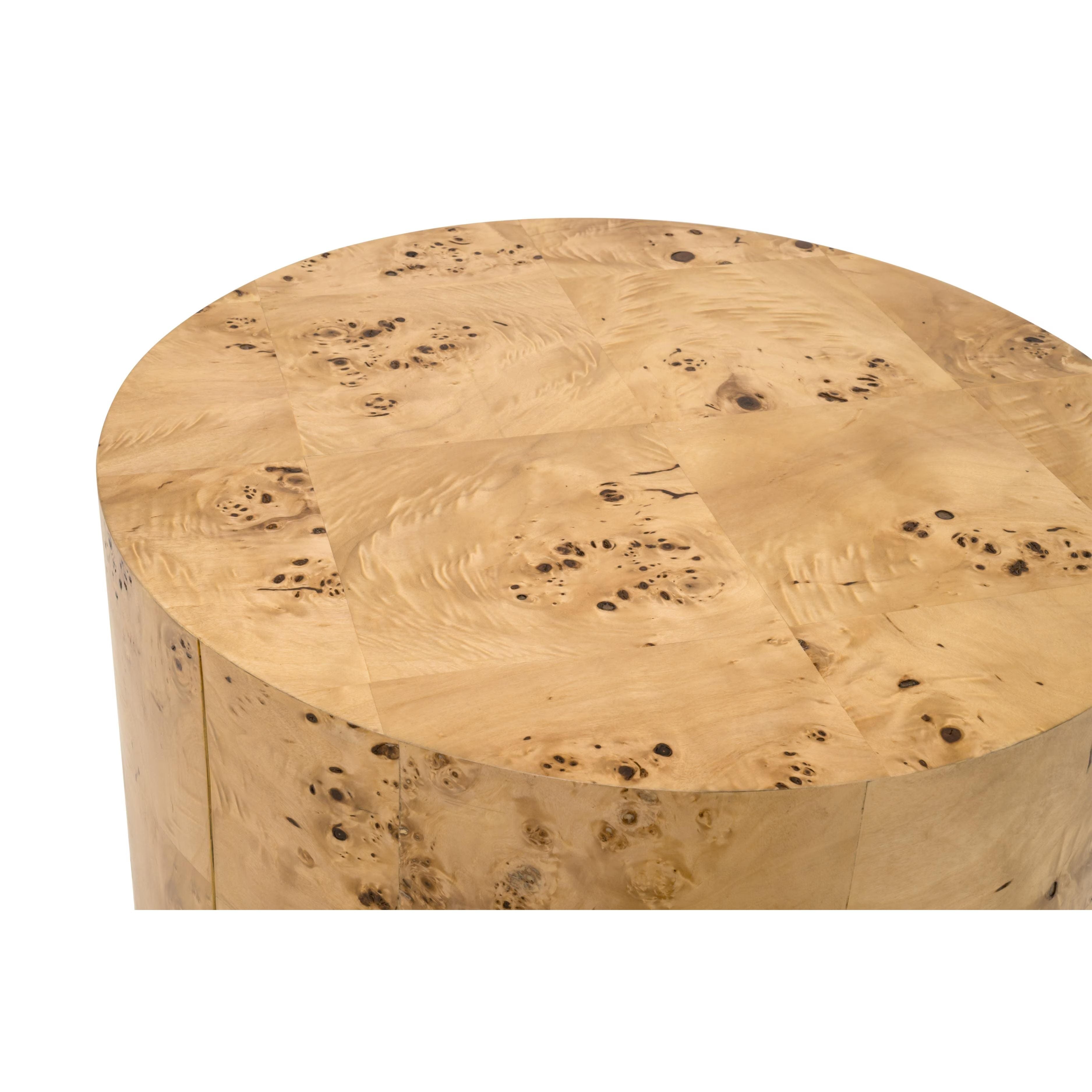Essentials For Living Burl Accent Table ~ Natural Burl - Image 3