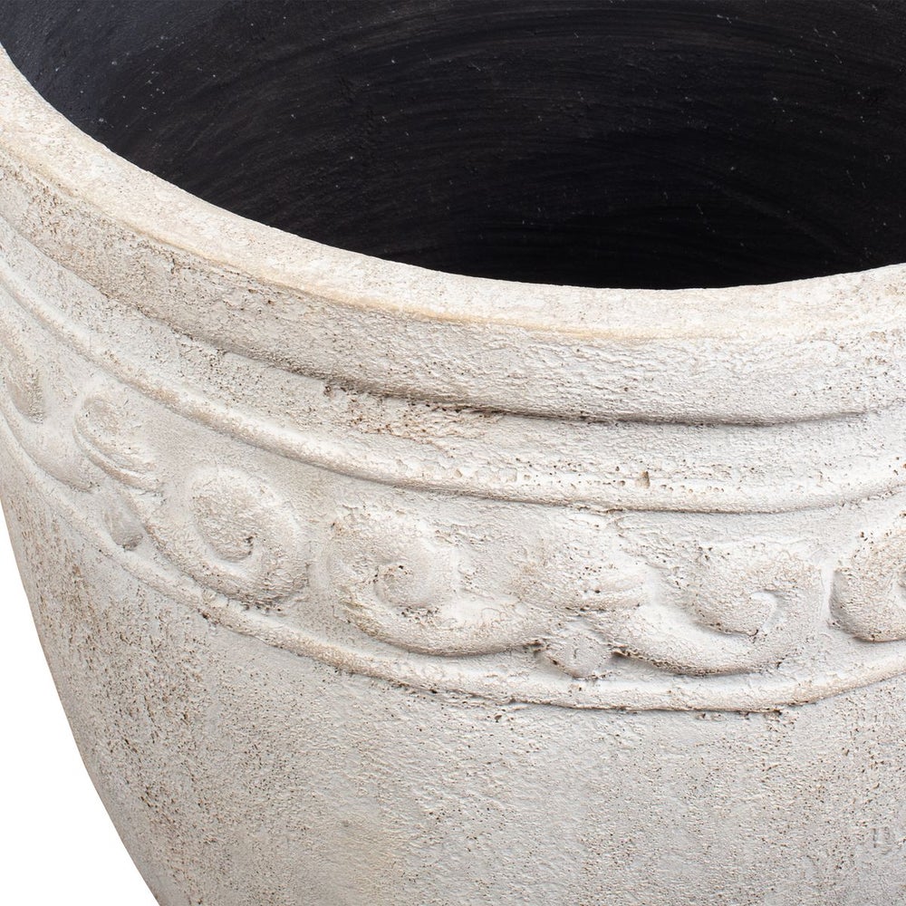 Uttermost Timeless Terrace Carved Planter Indoor and Outdoor Use - Image 3