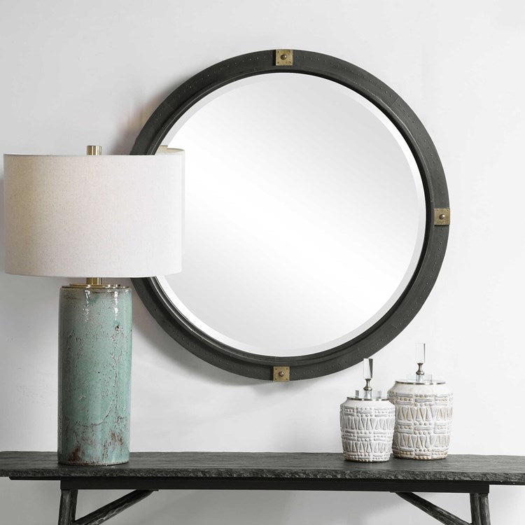 Uttermost Tull Round Mirror - Image 1
