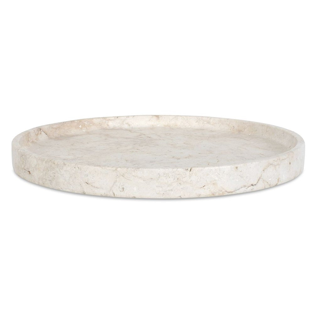 Uttermost Travessa Handcrafted Travertine Tray Indoor and Outdoor Use - Image 1