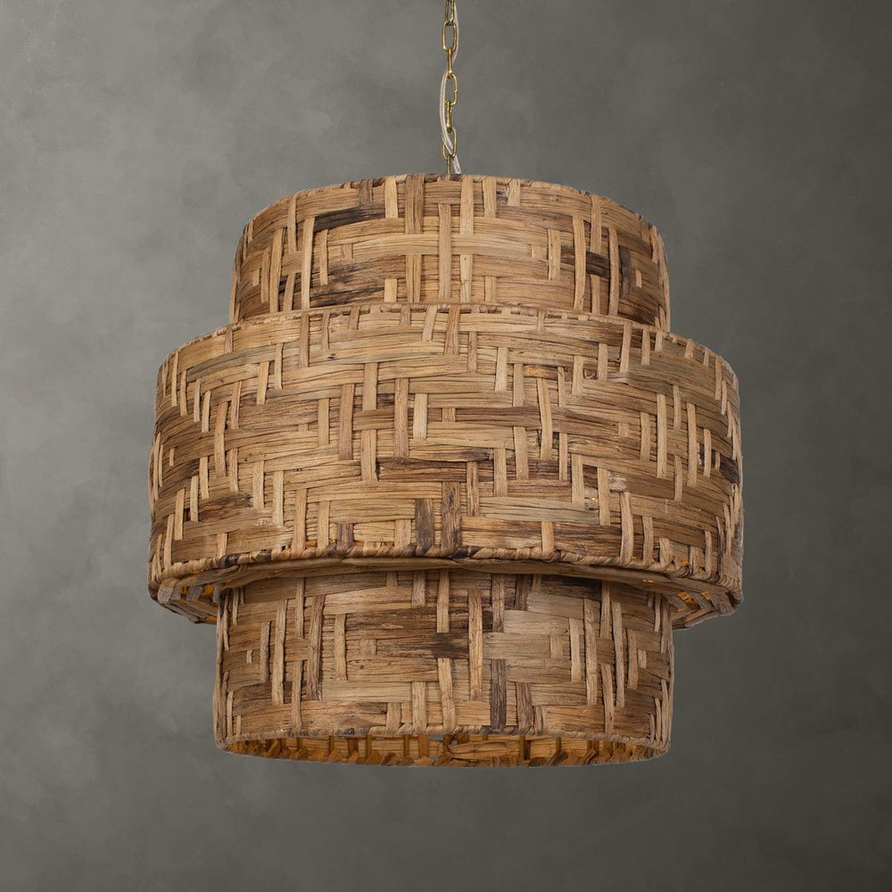 Uttermost Water Handwoven Hyacinth Pendant