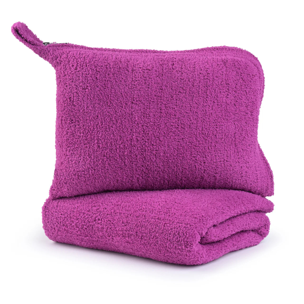 Kashwere Dark Orchid Travel Blanket & Pouch