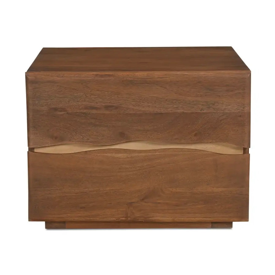 Moe's Home Collection Watson Brown Acacia Wood Nightstand - Image 1