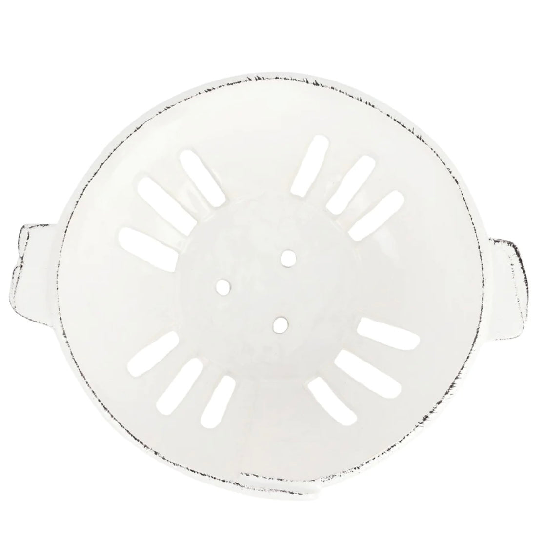 Vietri Lastra White Colander ~ Handcrafted Italian Stoneware - Image 3