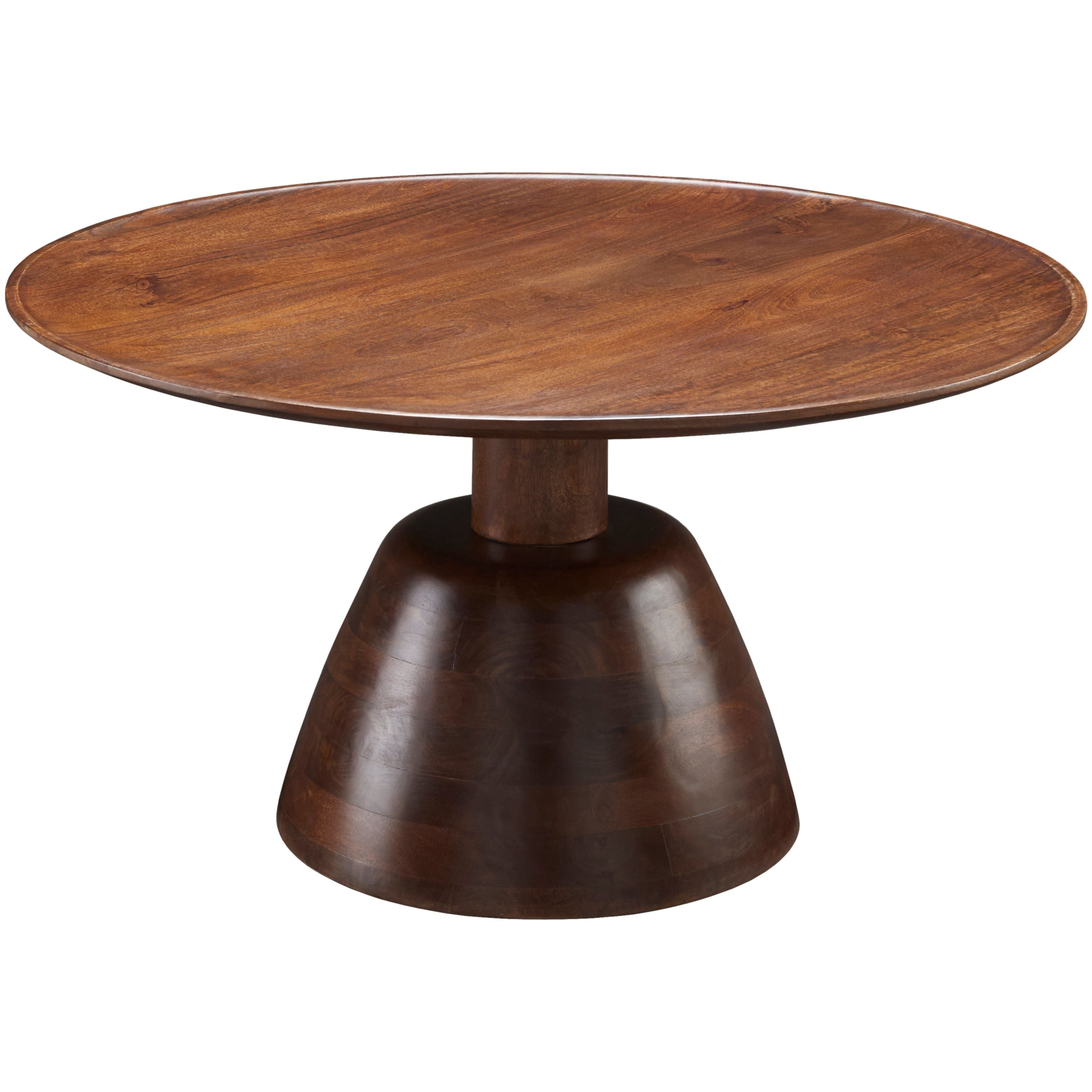 Surya Maeve Modern Mango Wood Round Coffee Table - Image 2