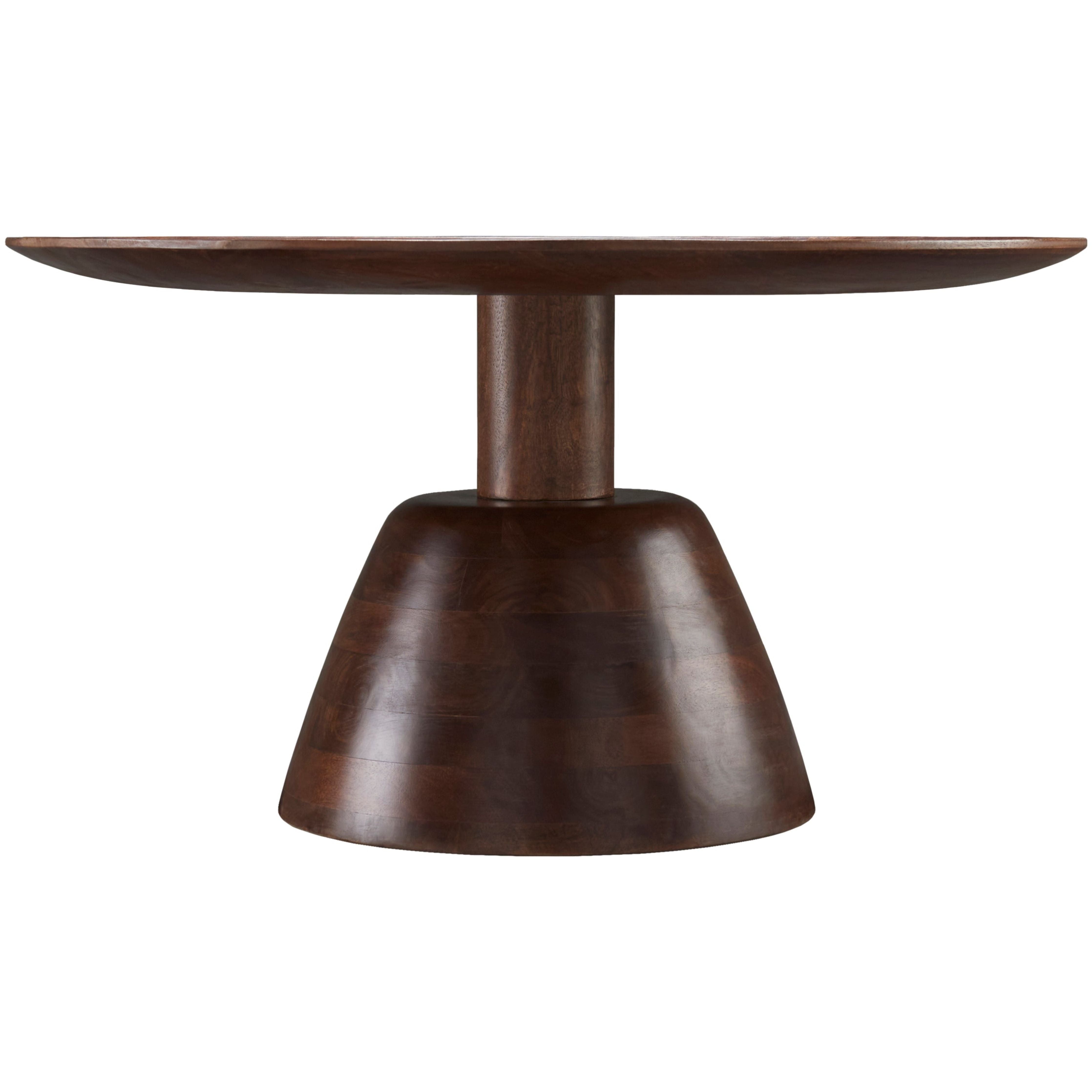 Surya Maeve Modern Mango Wood Round Coffee Table - Image 3
