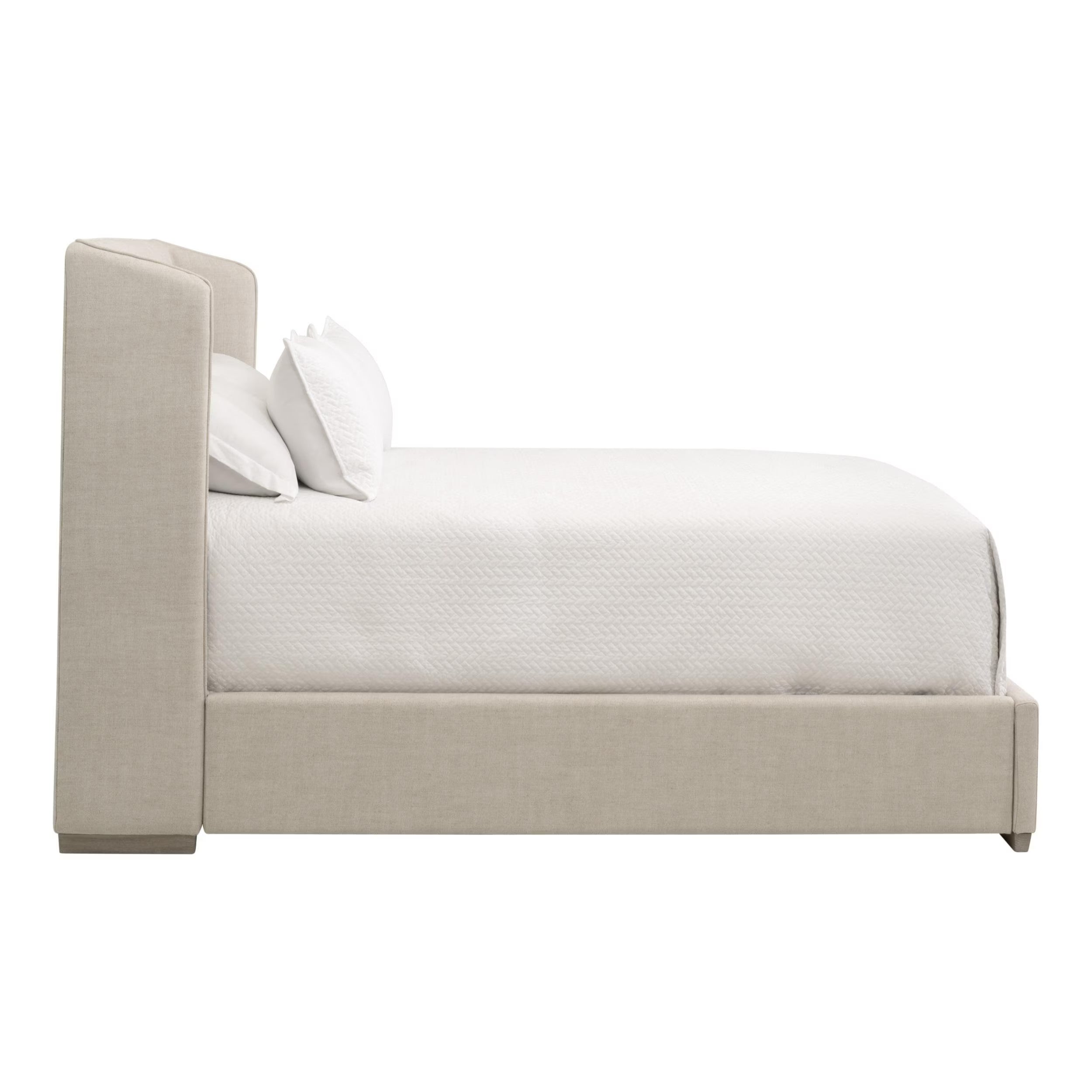 Essentials For Living Stewart Standard King Bed ~ Bisque, Natural Gray Oak - Image 3