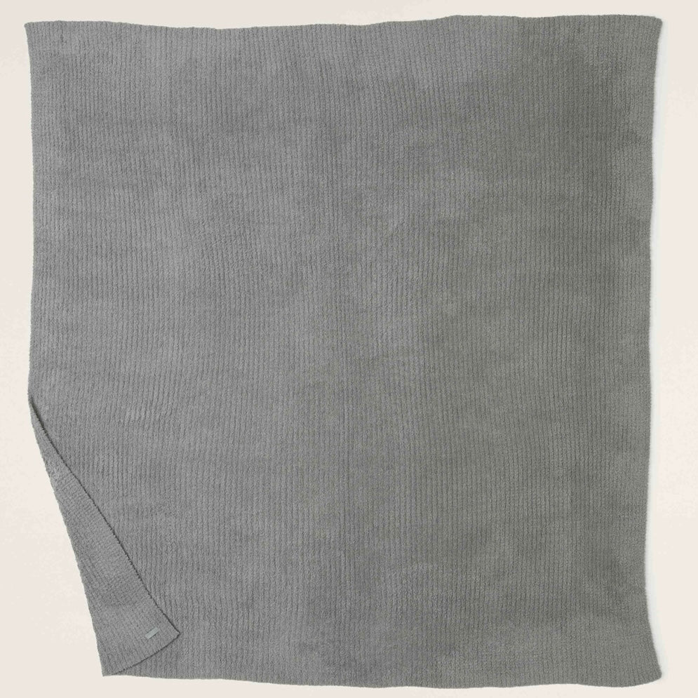 Barefoot Dreams CozyChic Eucalyptus Ribbed Bed Blanket Available in Queen and King Sizes - Image 3