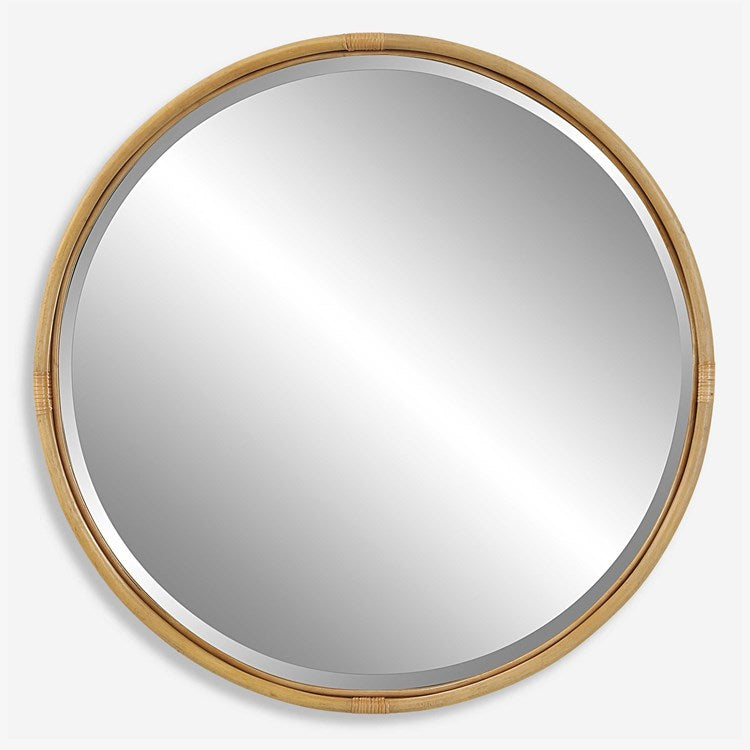 Uttermost Drift Away Natural Rattan Round Mirror - Image 2