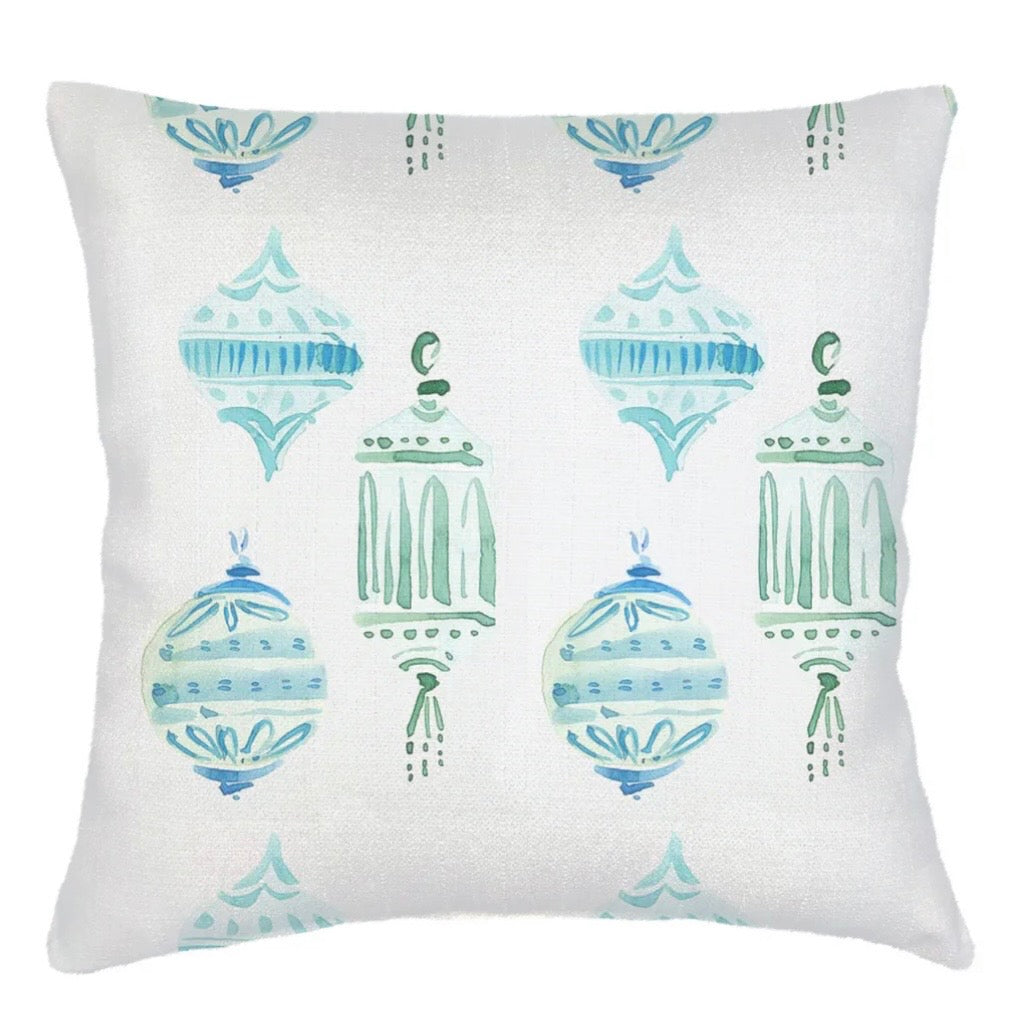 Anaya Home Christmas Ornament Velvet Holiday Pillow ~ 20 X 20 - Image 2