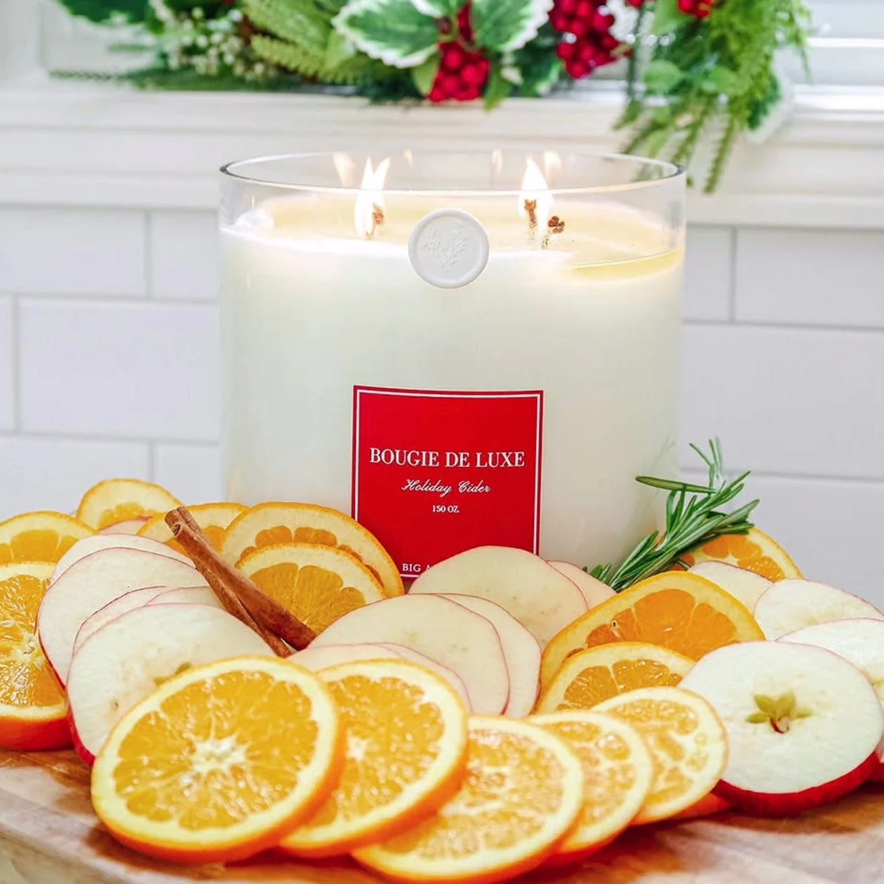 Big Ass Luxuries Holiday Cider Baby Big Ass Candle ~ 150 oz. ~ IN-STORE PURCHASE ONLY - Image 2