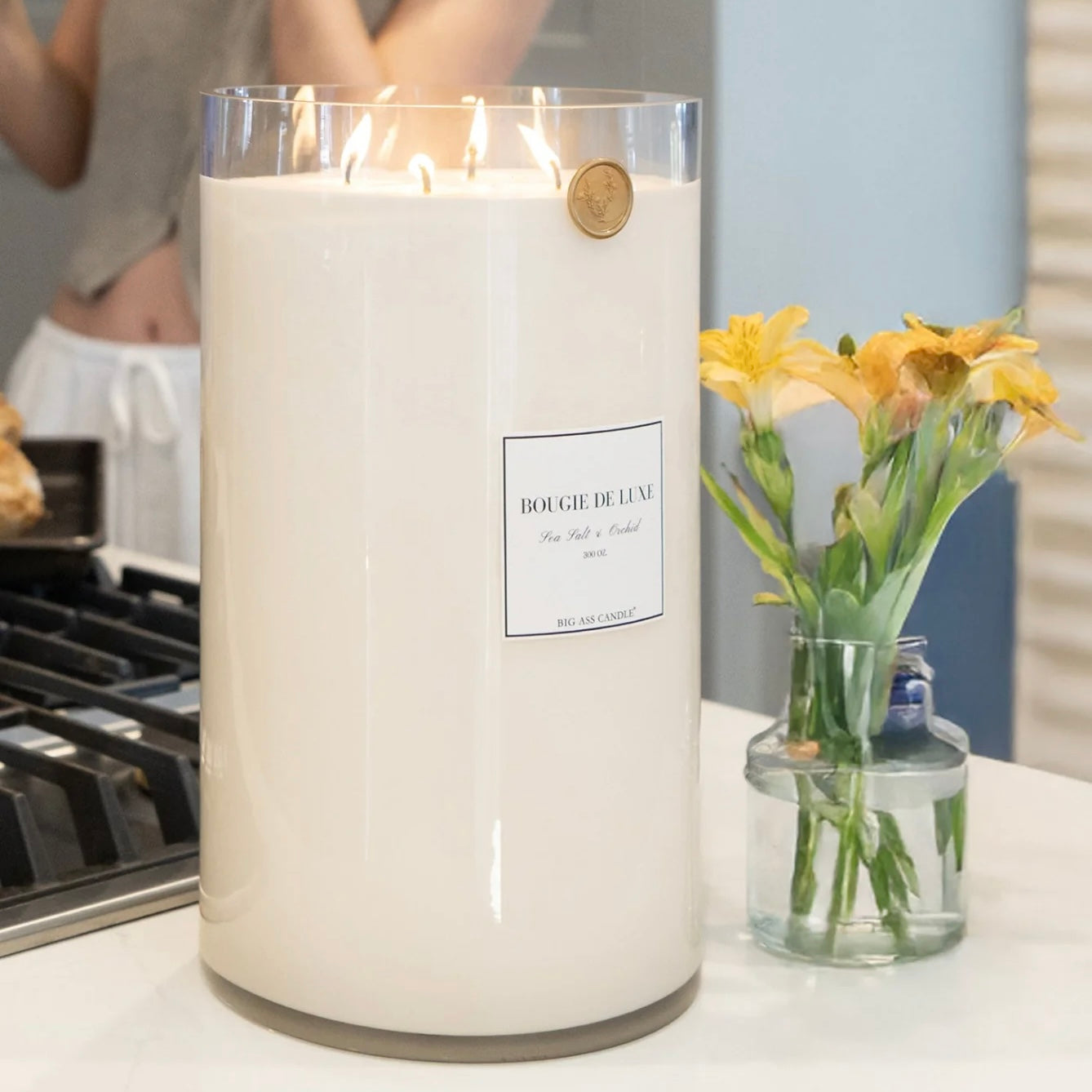 Big Ass Luxuries Sea Salt & Orchid Big Ass Candle ~ 300 oz. ~ IN-STORE PURCHASE ONLY - Image 2