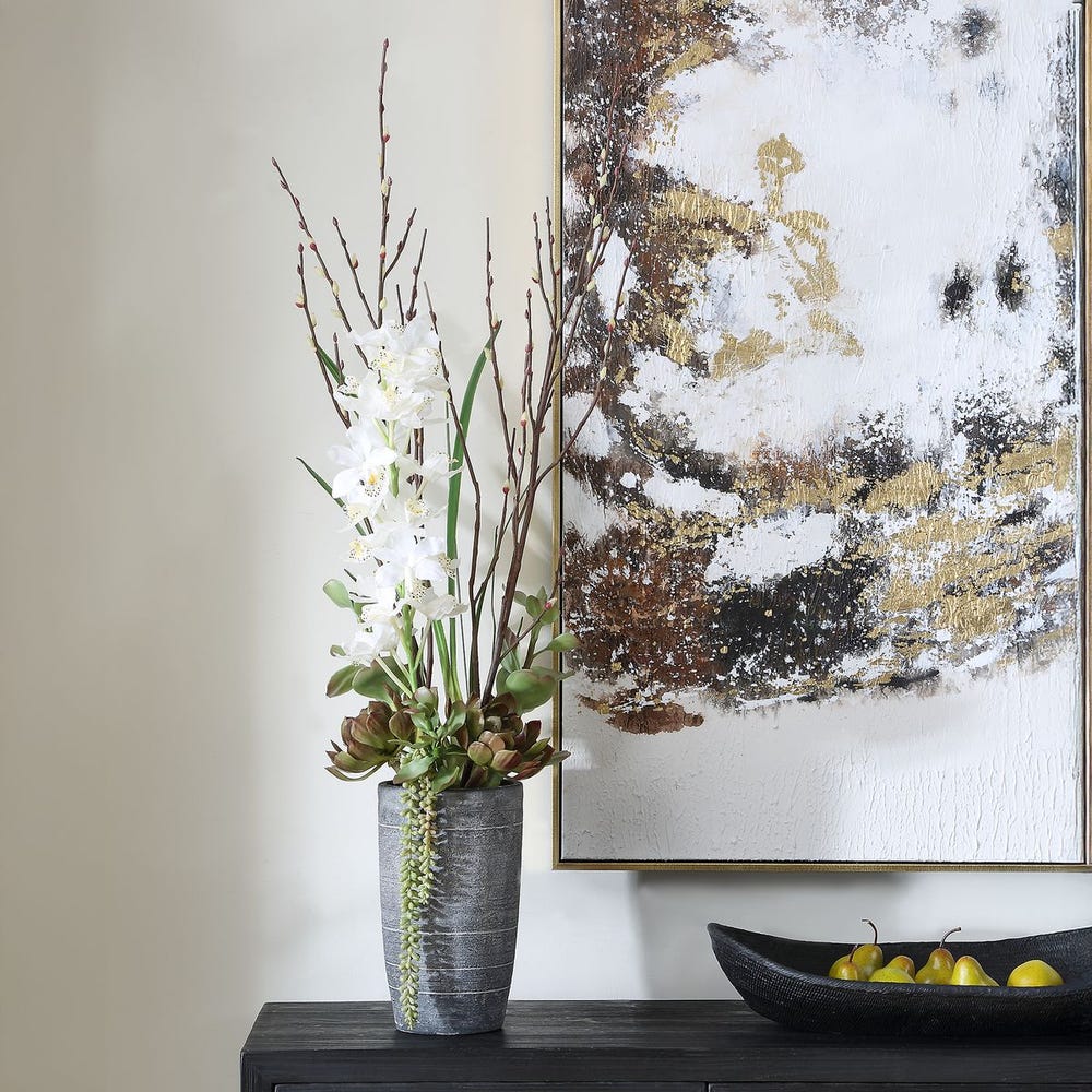 Uttermost Eterna Tall Orchid Centerpiece - Image 2