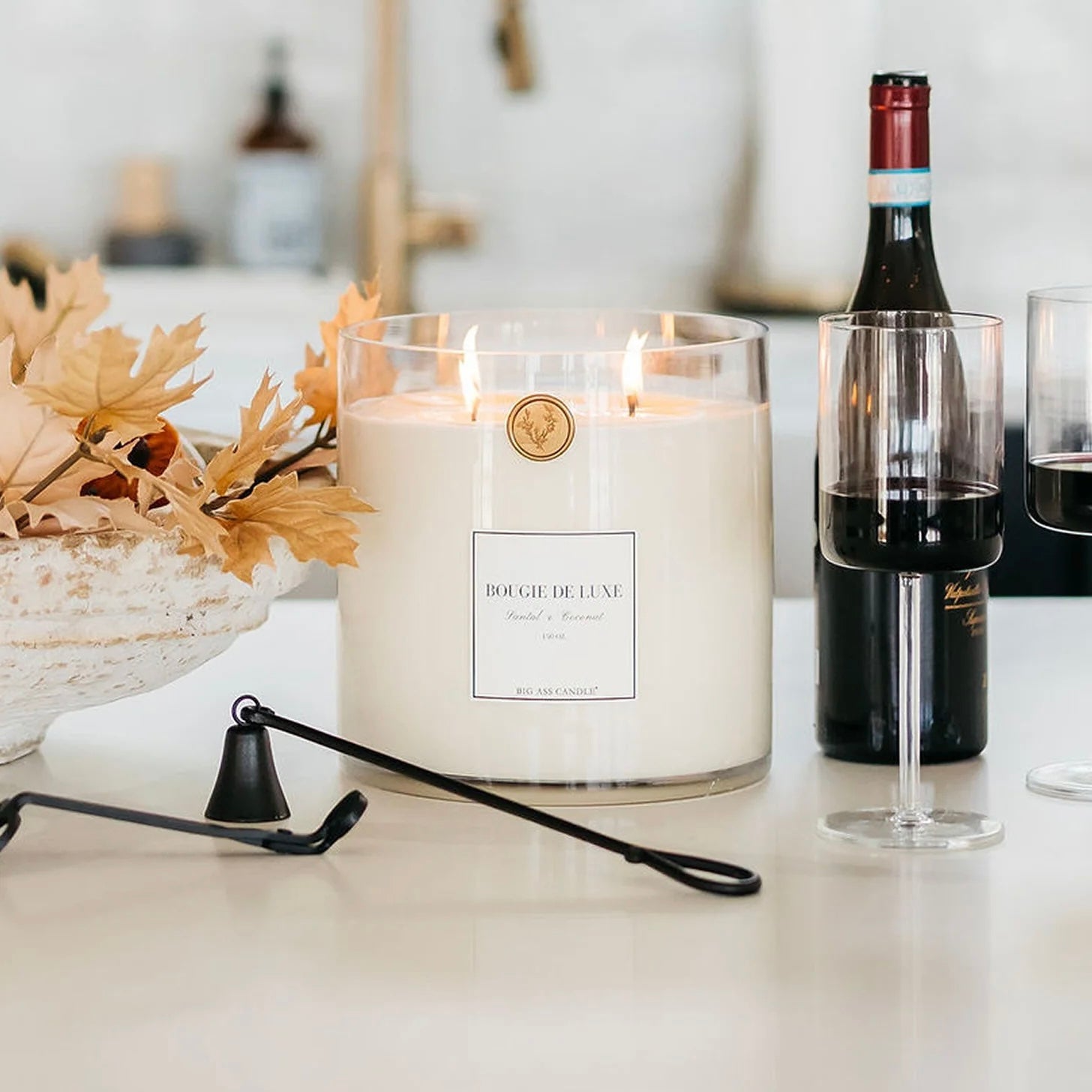 Big Ass Luxuries Santal & Coconut Baby Big Ass Candle ~ 150 oz. ~ IN-STORE PURCHASE ONLY - Image 2