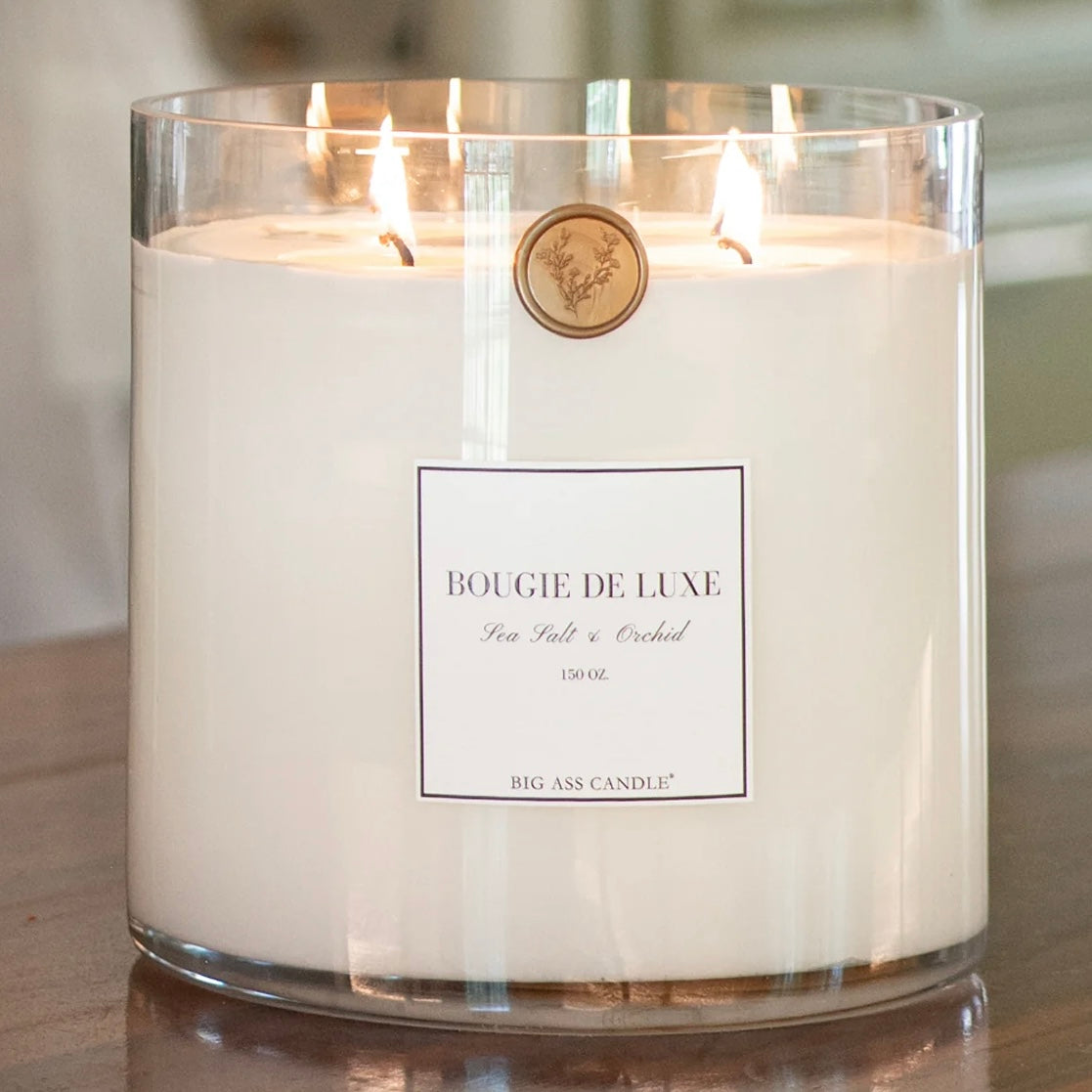 Big Ass Luxuries Sea Salt & Orchid Baby Big Ass Candle ~ 150 oz. ~ IN-STORE PURCHASE ONLY - Image 2