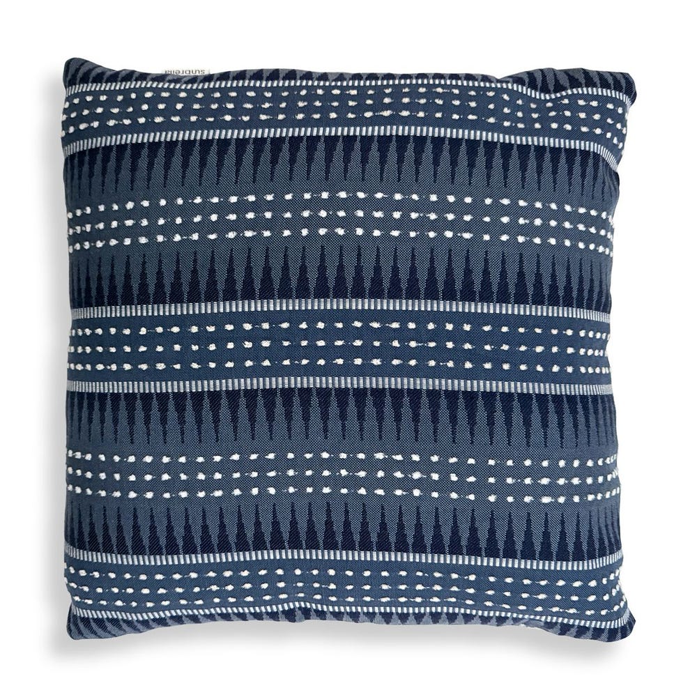 Uttermost Backgammon Sunbrella Outdoor Pillow ~ Slate - Image 3
