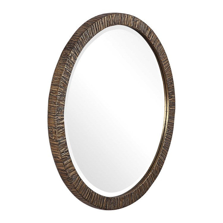Uttermost Wayde Natural Tree Bark Round Mirror - Image 3
