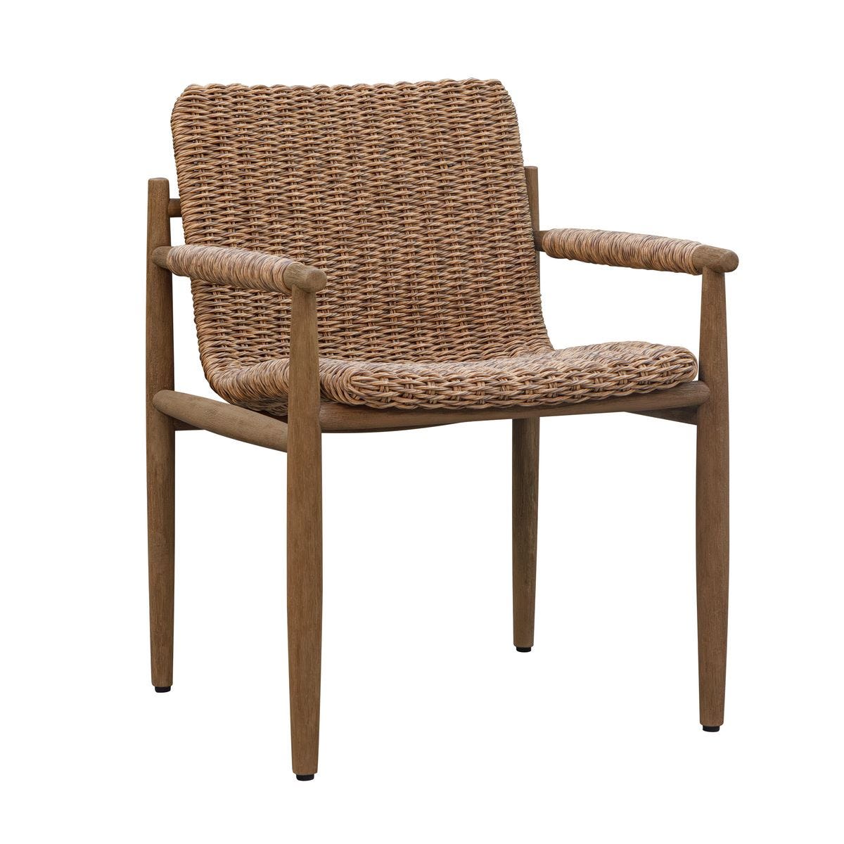 Uttermost Sumba Outdoor Lounge Chair ~ Golden Flax - Image 2