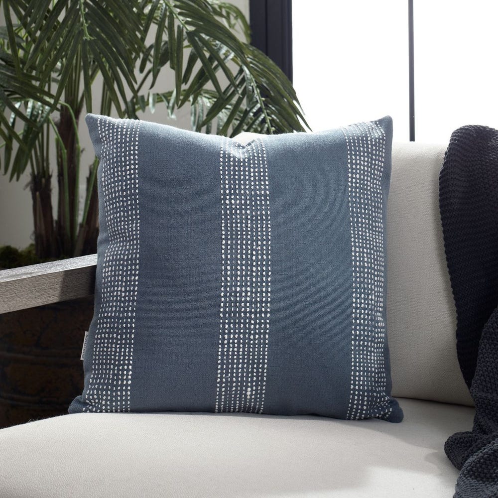 Uttermost Caper Sunbrella Outdoor Pillow ~ Slate Blue - Image 1