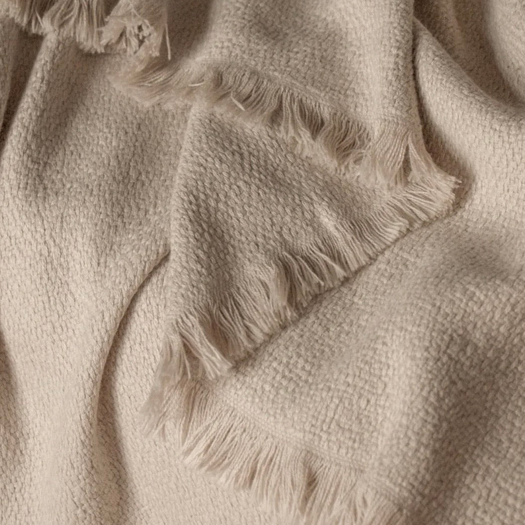 Anaya Home Blissful Bamboo Beige Throw ~ DREAMY BEDDING SALE ~ Limited Quantity - Image 2