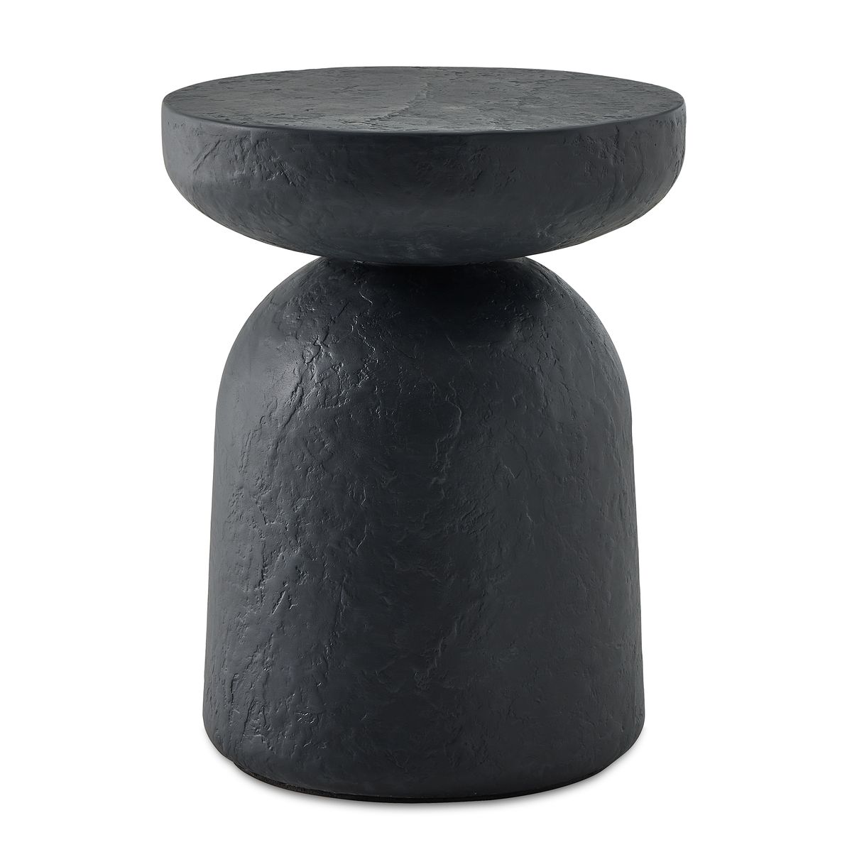 Uttermost Hurlee Black Slate Accent Table ~ Indoor And Outdoor Use