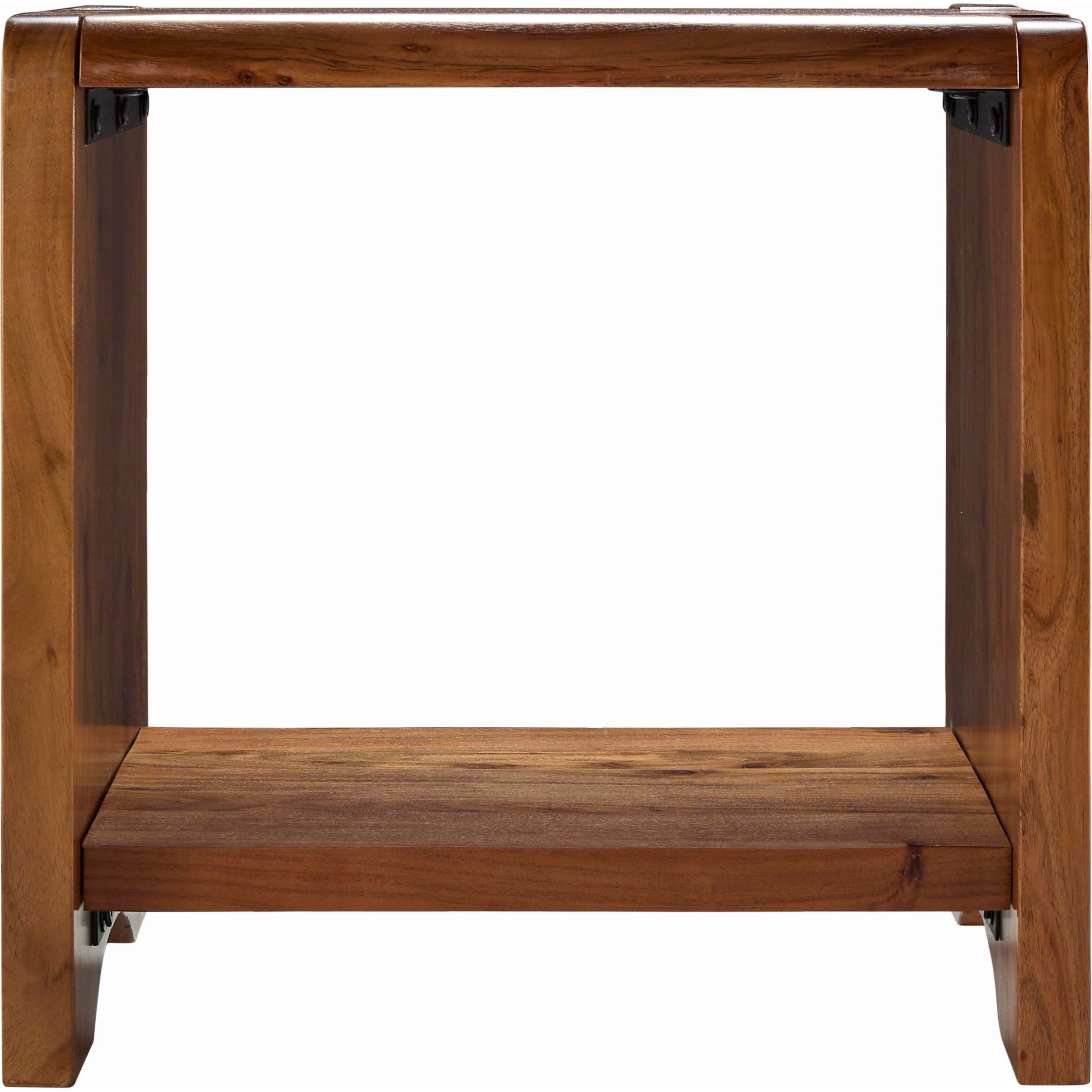 Surya Joiner Modern Acacia Wood End Table - Image 3