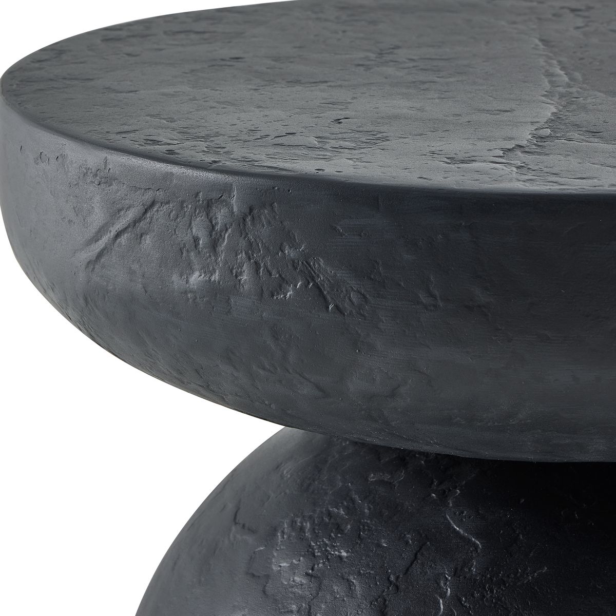 Uttermost Hurlee Black Slate Accent Table ~ Indoor And Outdoor Use - Image 3