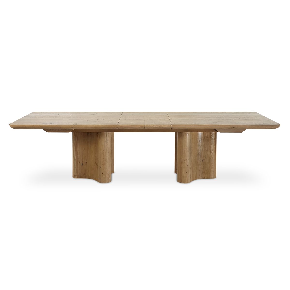 Uttermost Cecelia Reclaimed Oak Wood Extension Dining Table - Image 3