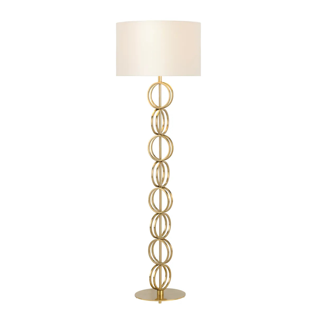 Crestview Collection Loxton Gold Rings Floor Lamp - Image 2