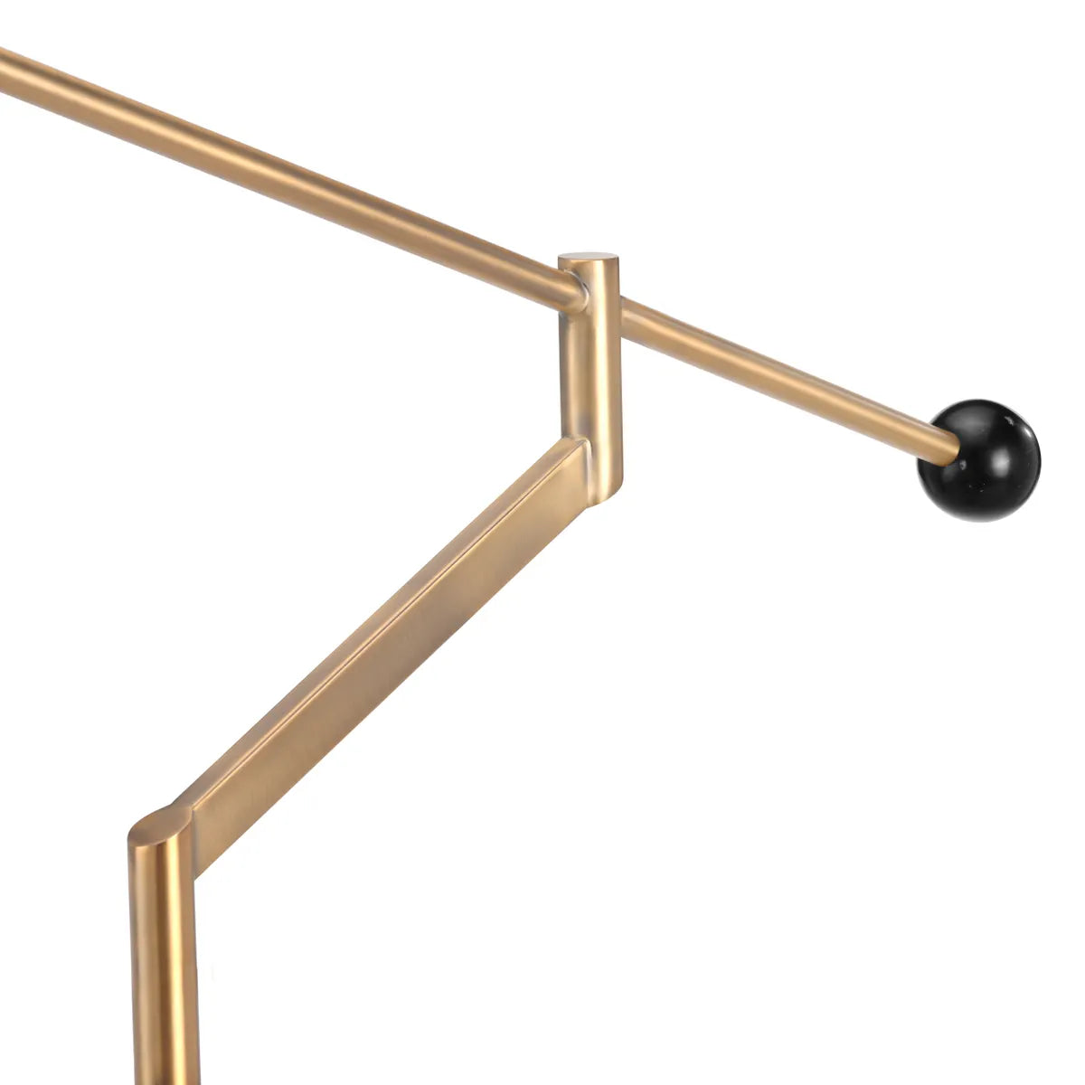 Crestview Collection Keaton Gold Dome Floor Lamp - Image 3