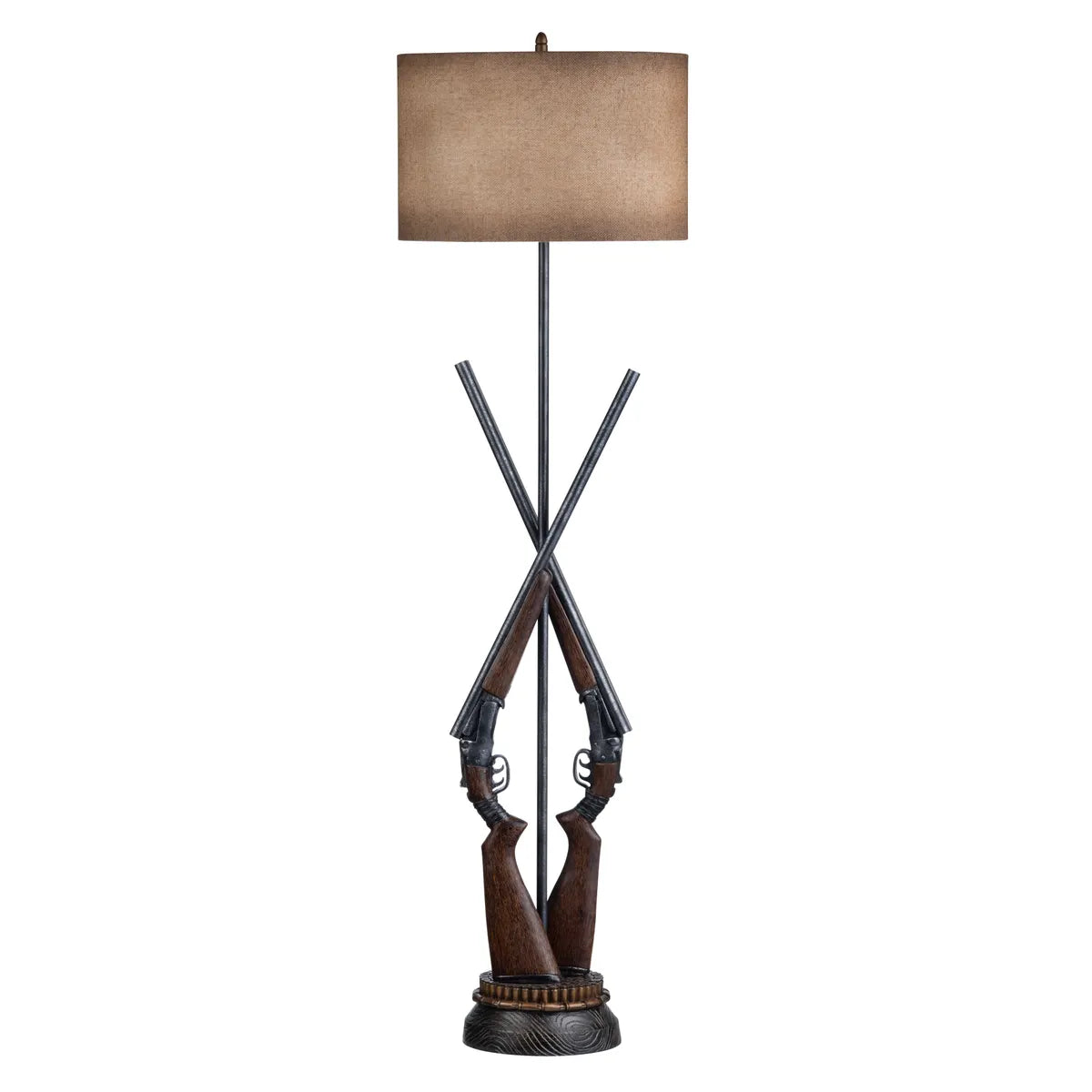Crestview Collection Double Barrel  Floor Lamp