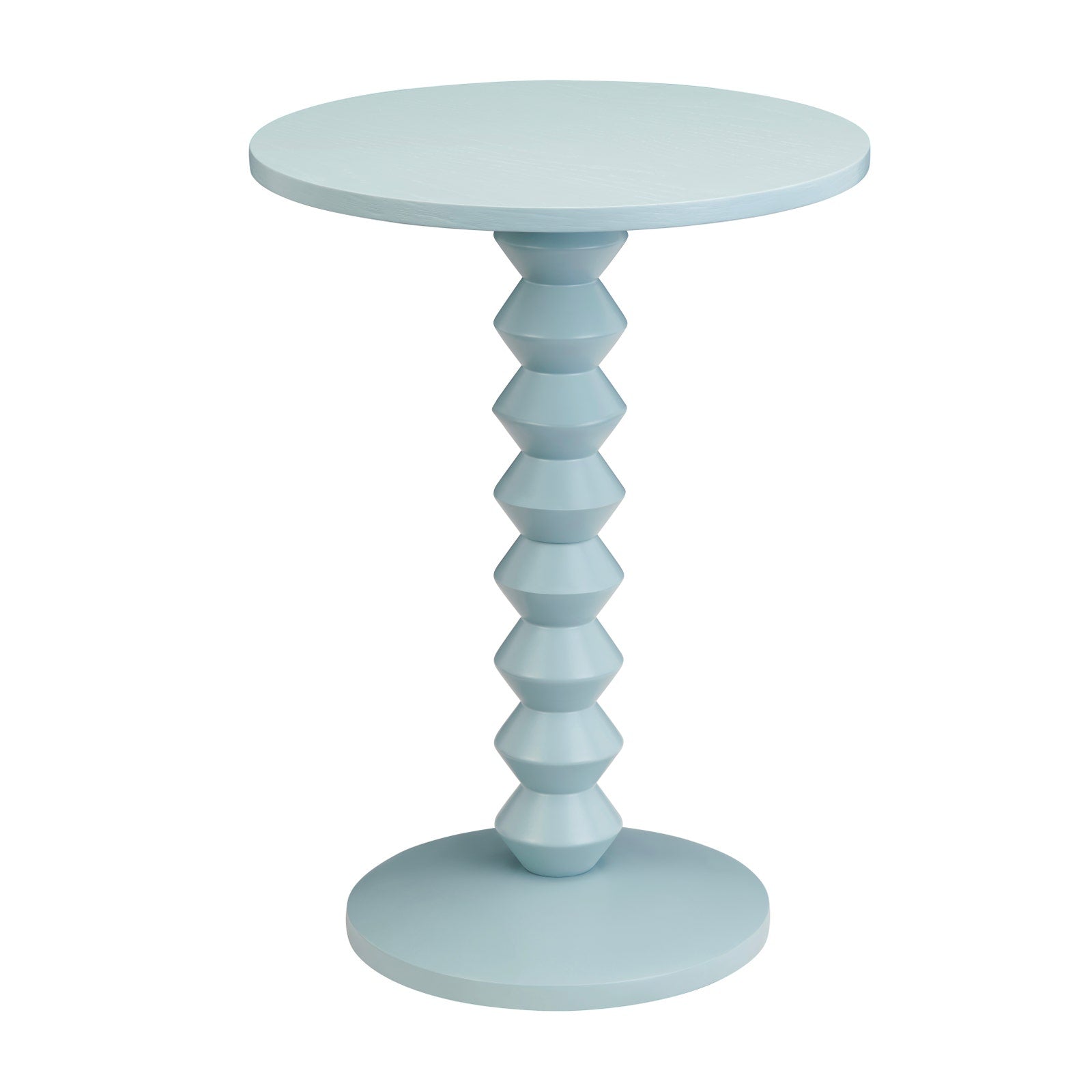 Crestview Collection Taylor Blue Accent Table - Image 1