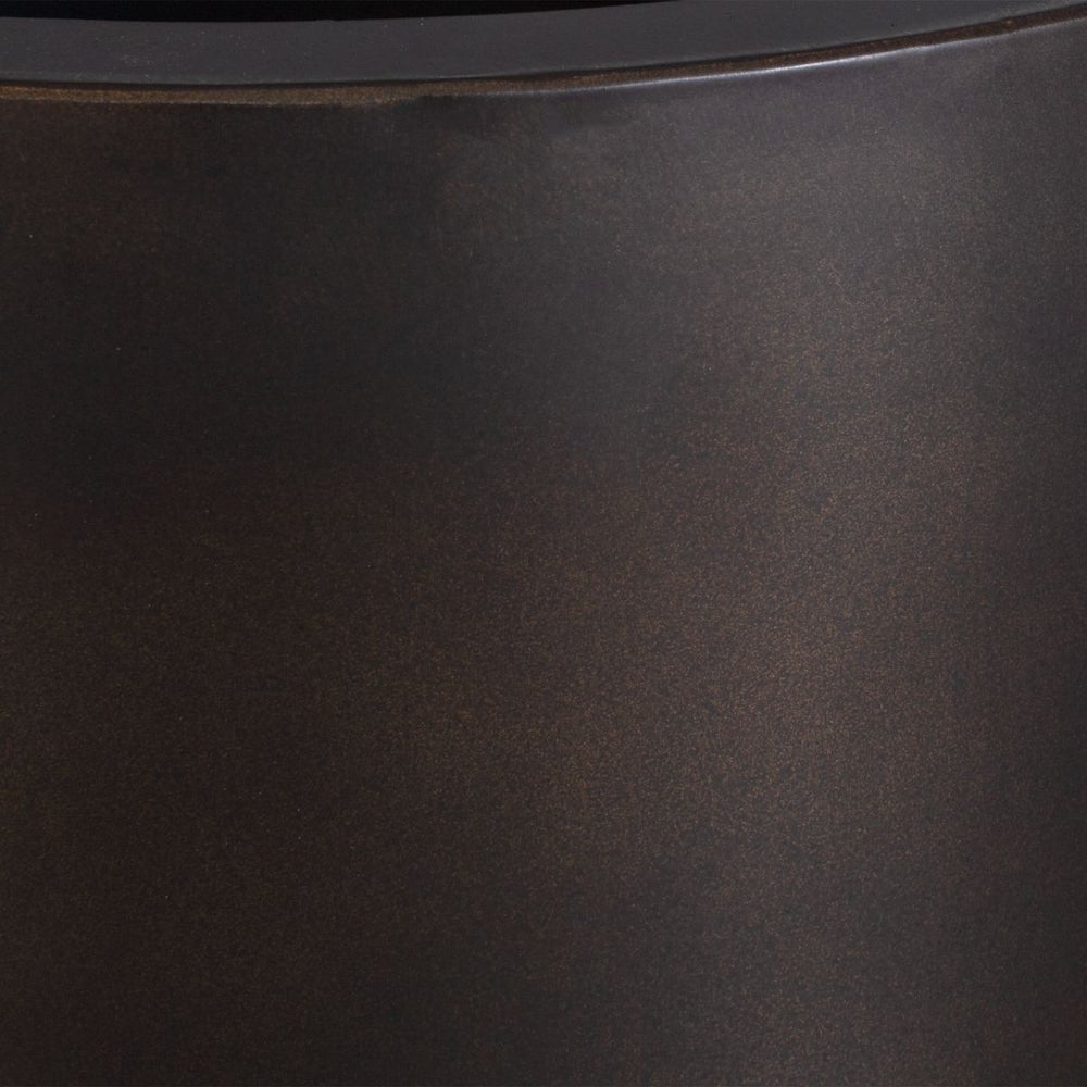 Uttermost Volcan Set of 2 Matte Bronze Iron Planters ~ Indoor and Outdoor Use - Image 2